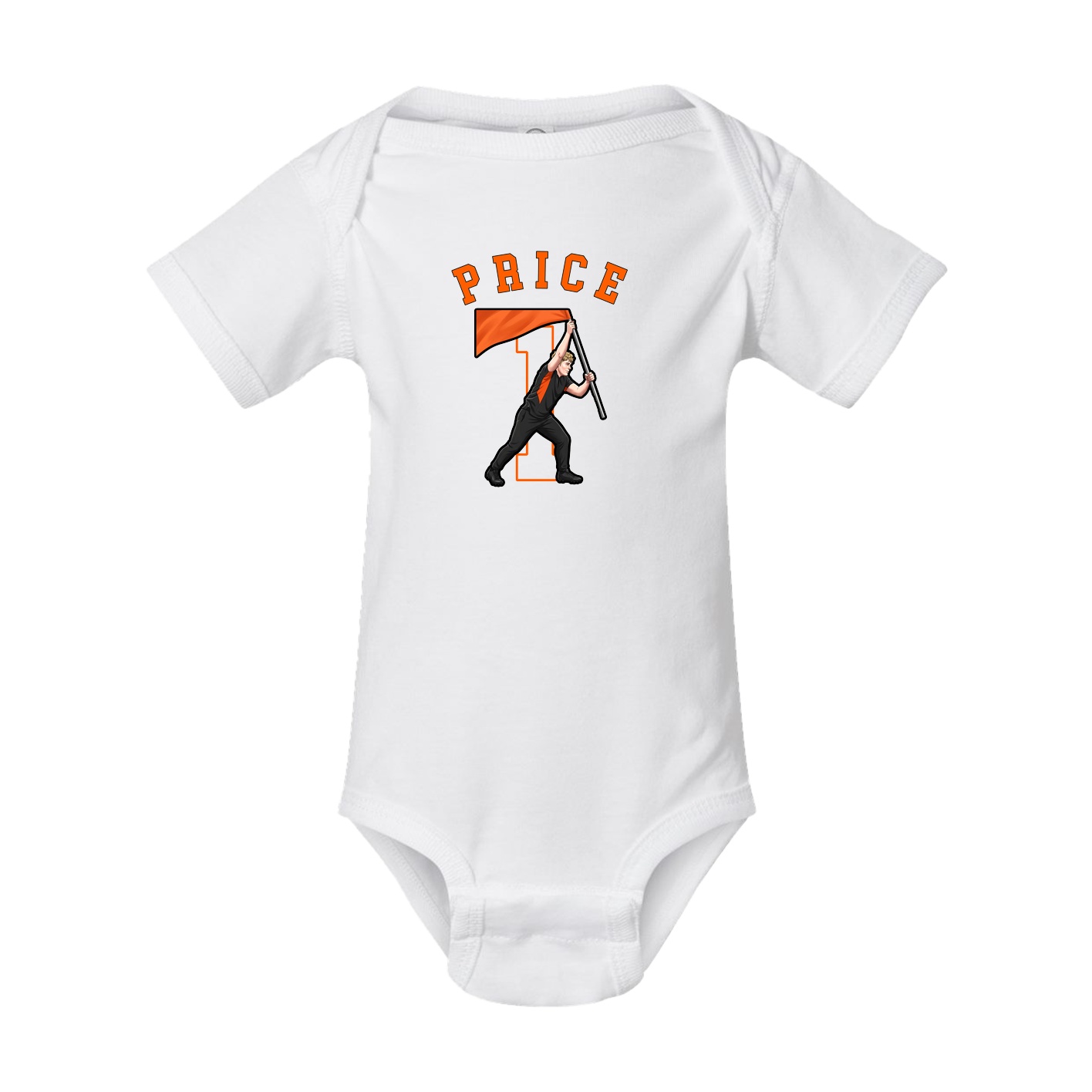 Baby Onesie — Shirsey Arch in White
