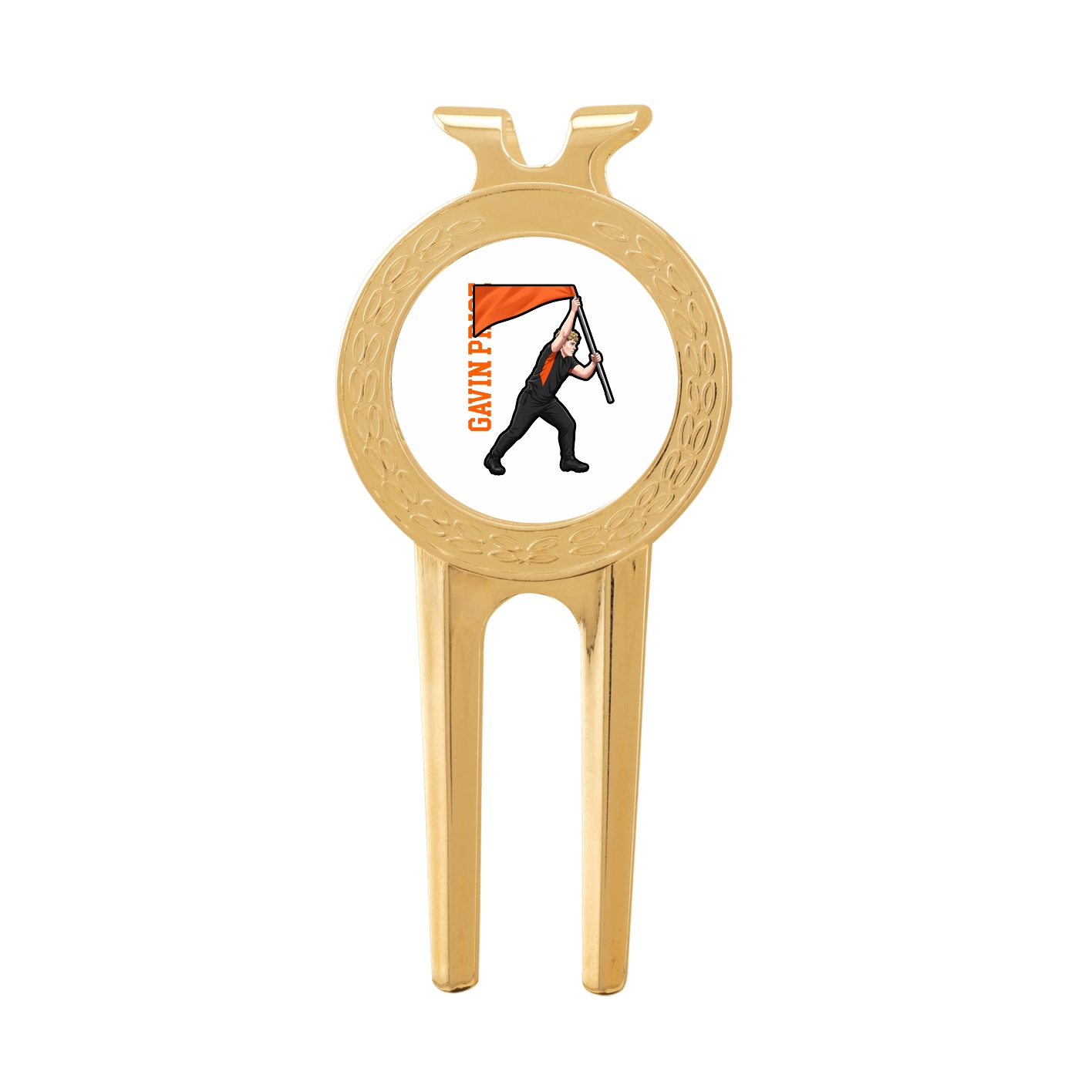 Divot Tool with Ball Marker — Name Vertical in Classic