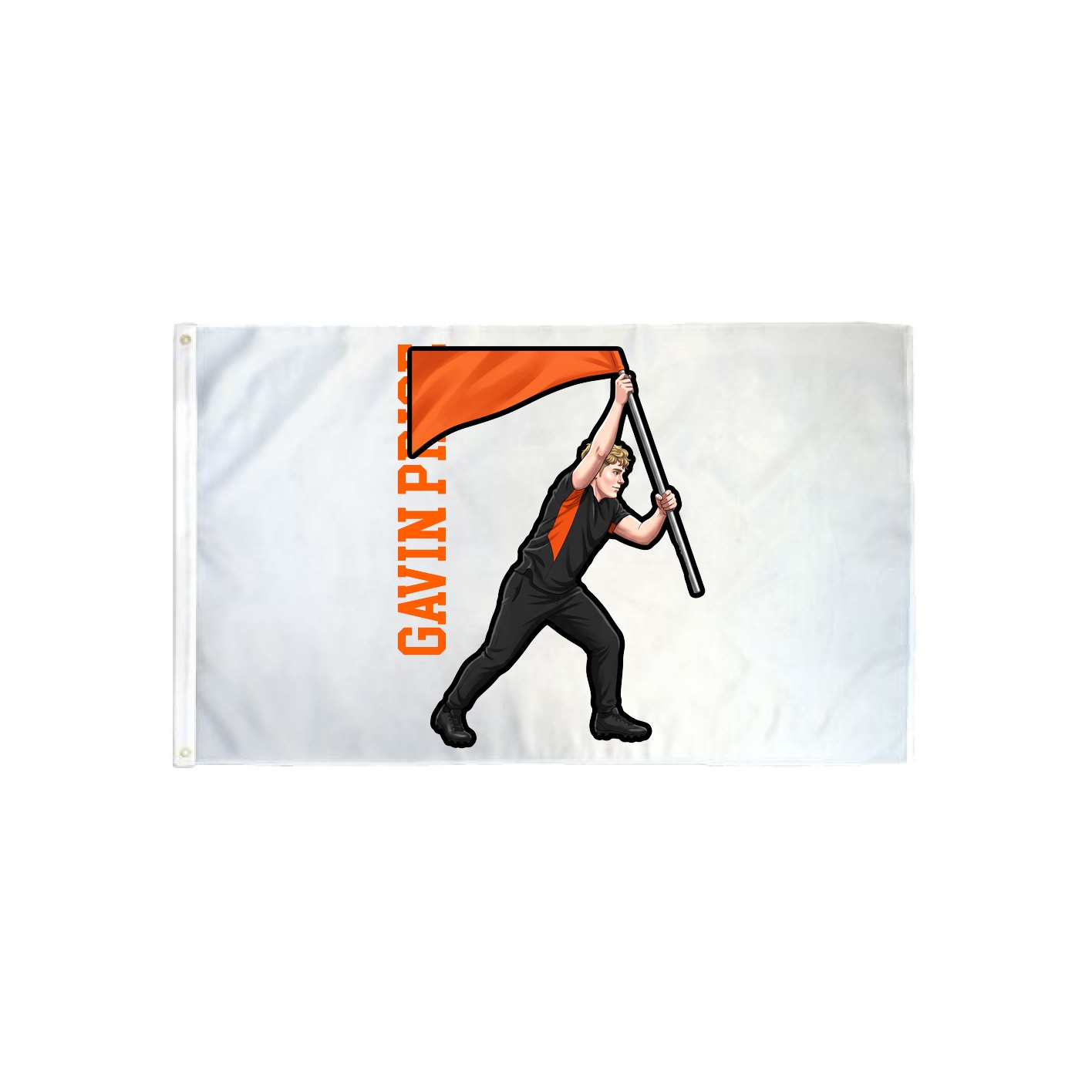 3x5 Flag — Name Vertical in Classic