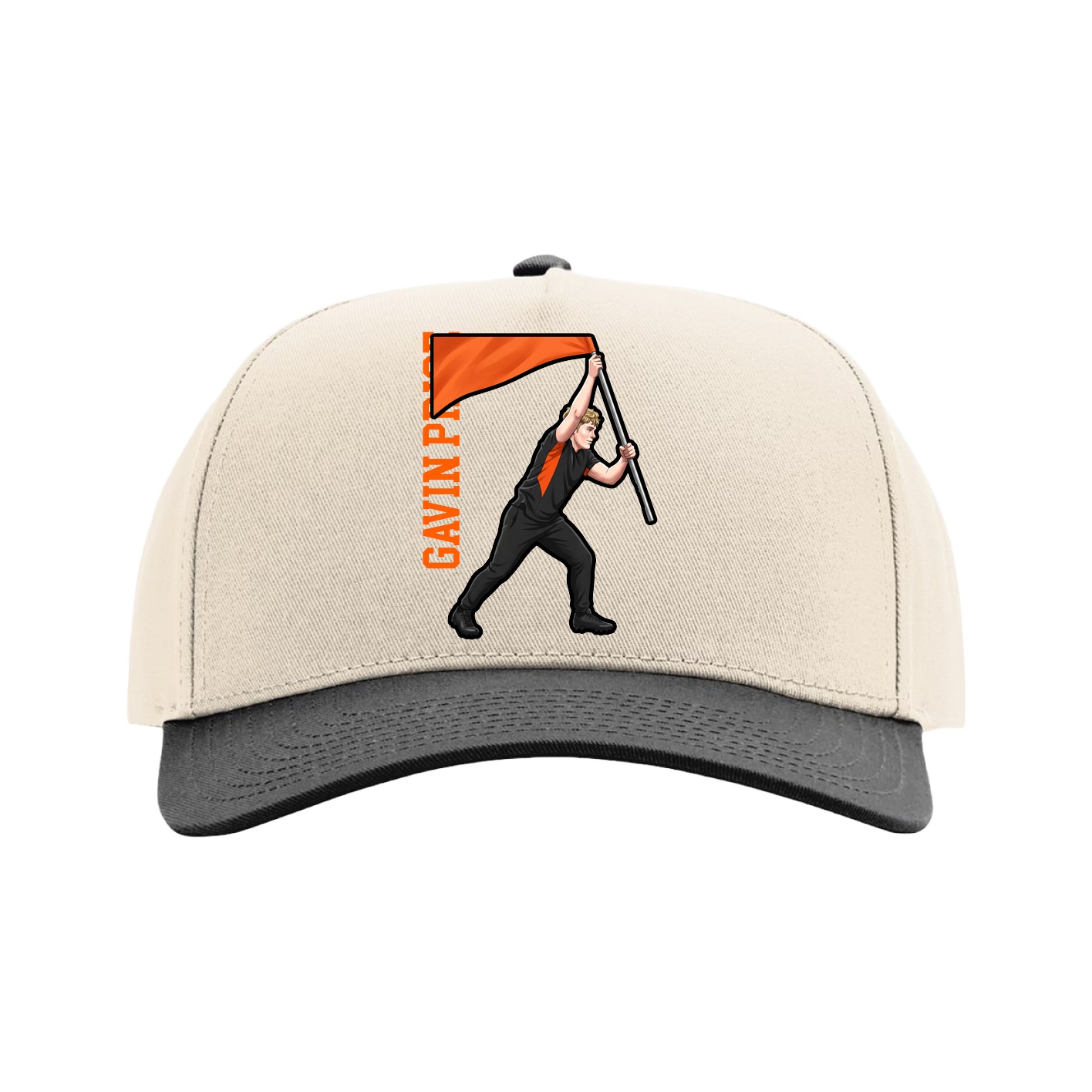 Full Fabric Five-Panel Champ Cap