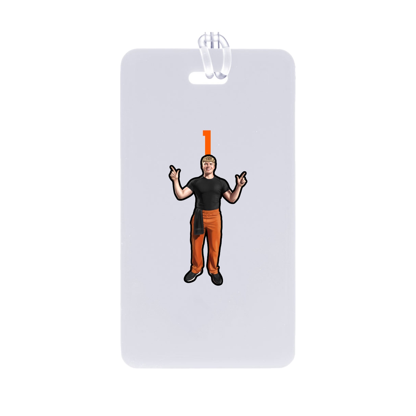 Bag Tag — Number Top in Classic