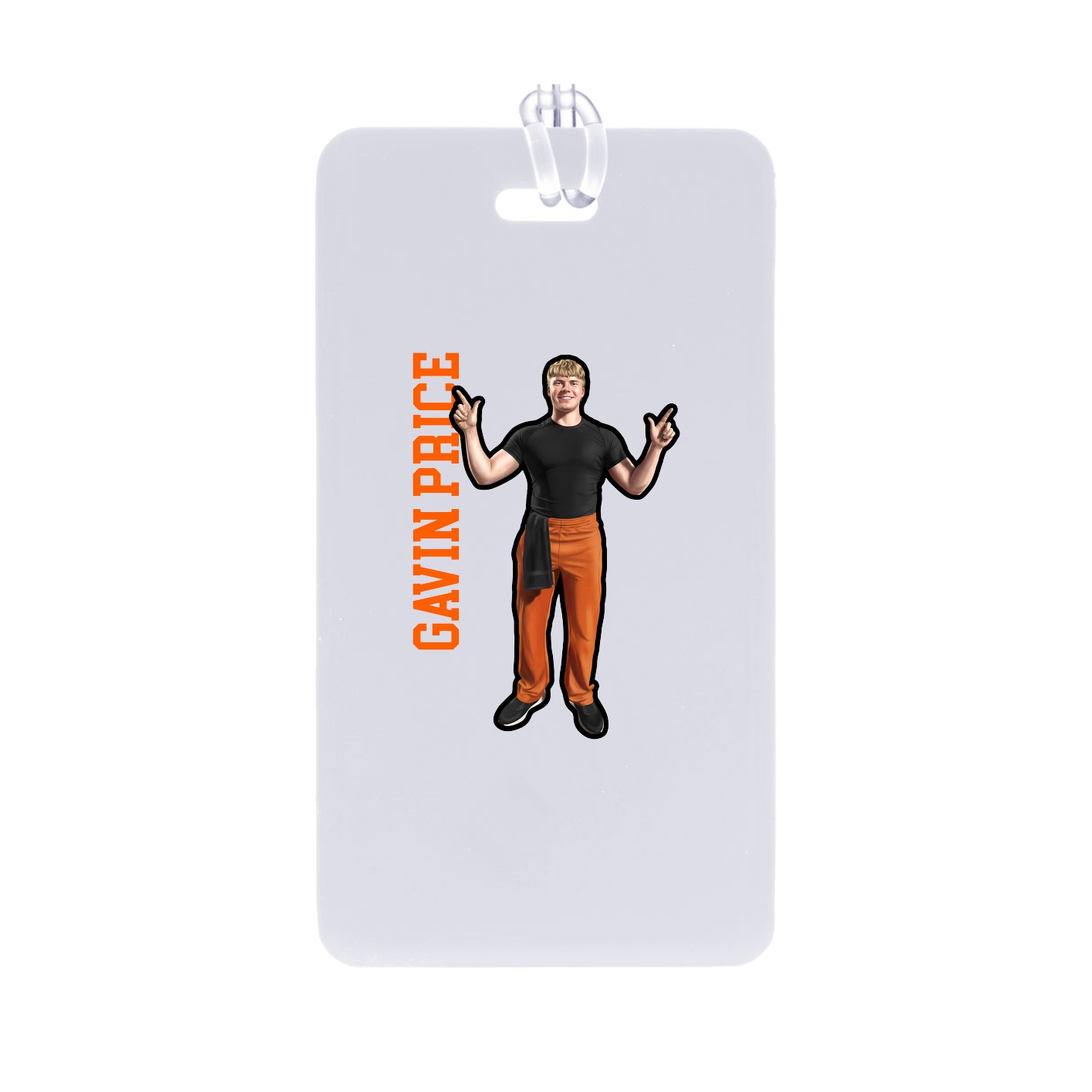 Bag Tag — Name Vertical in Classic