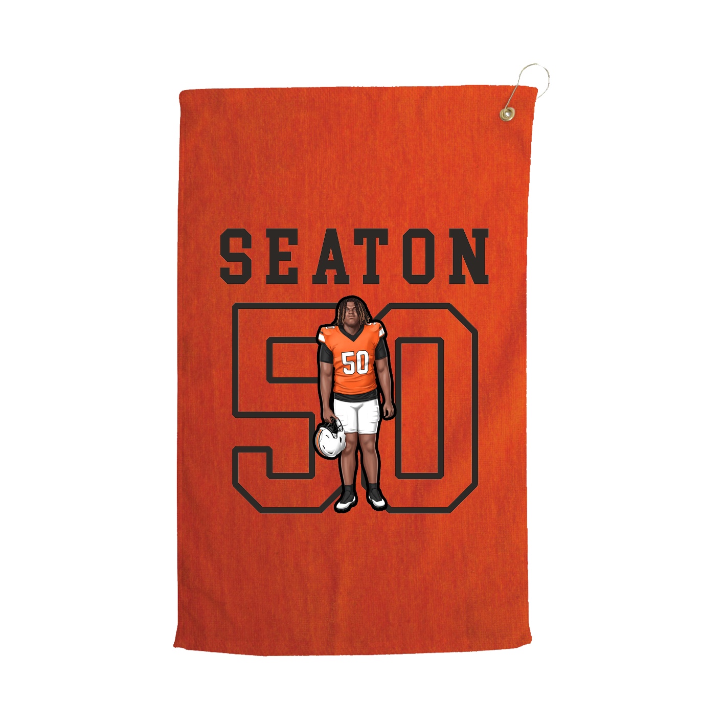 Golf Towel — Shirsey in Orange