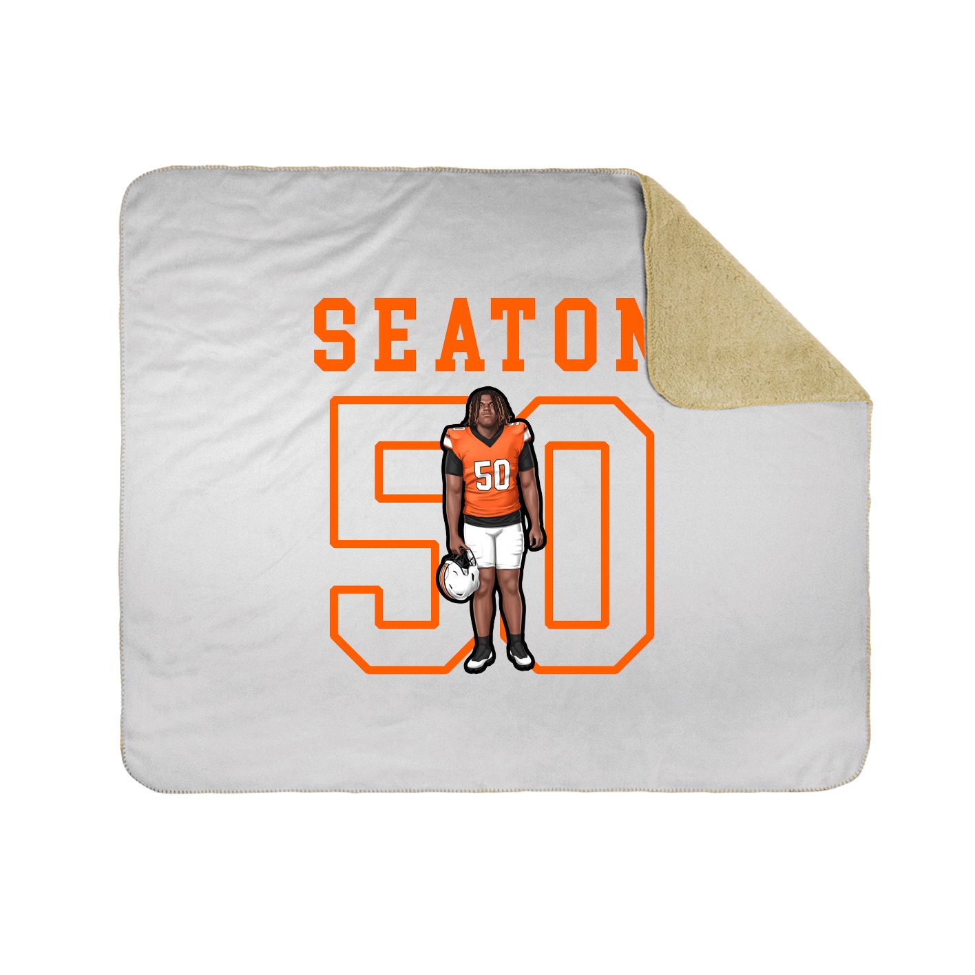 Throw Blanket — Shirsey in White