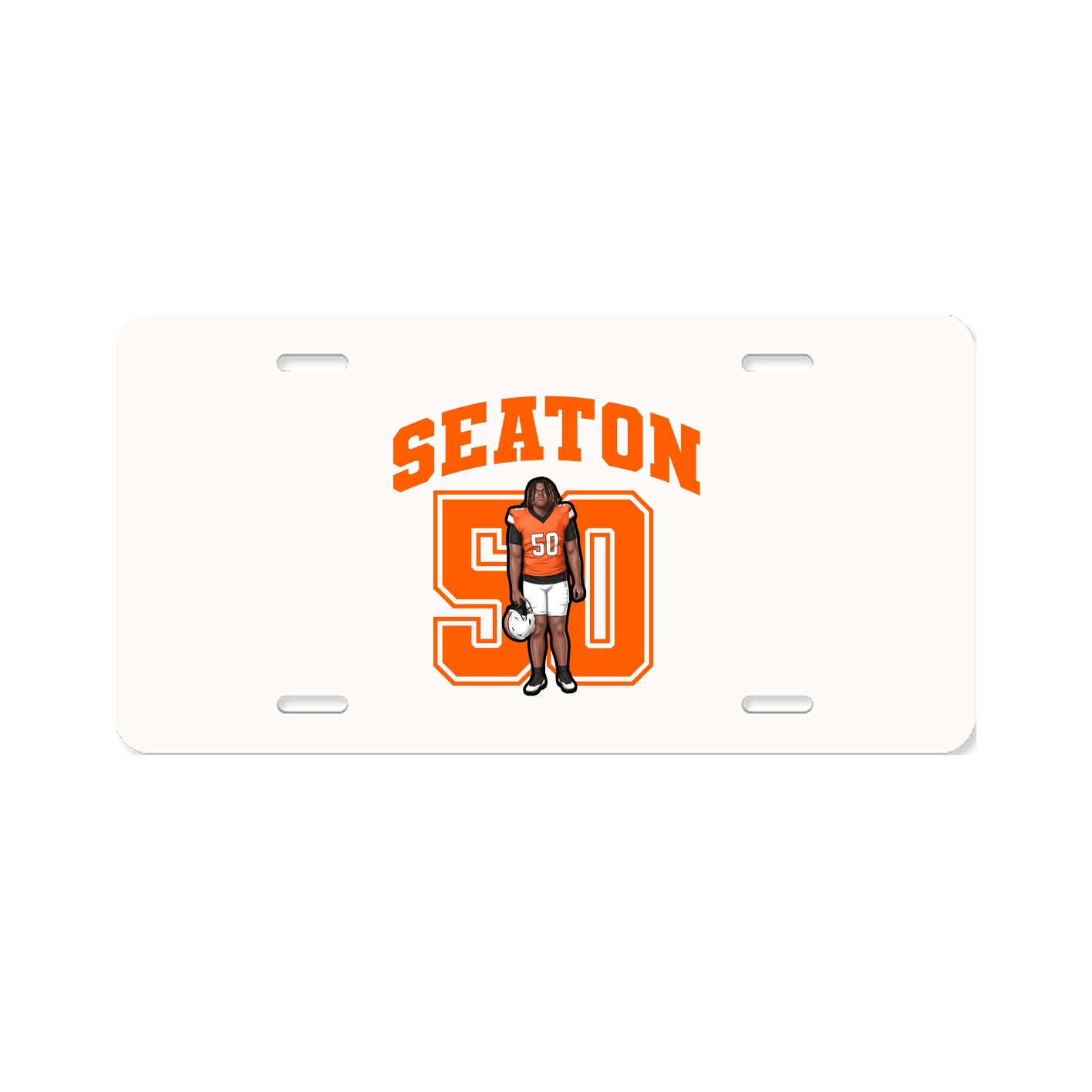 License Plate — Number in Classic