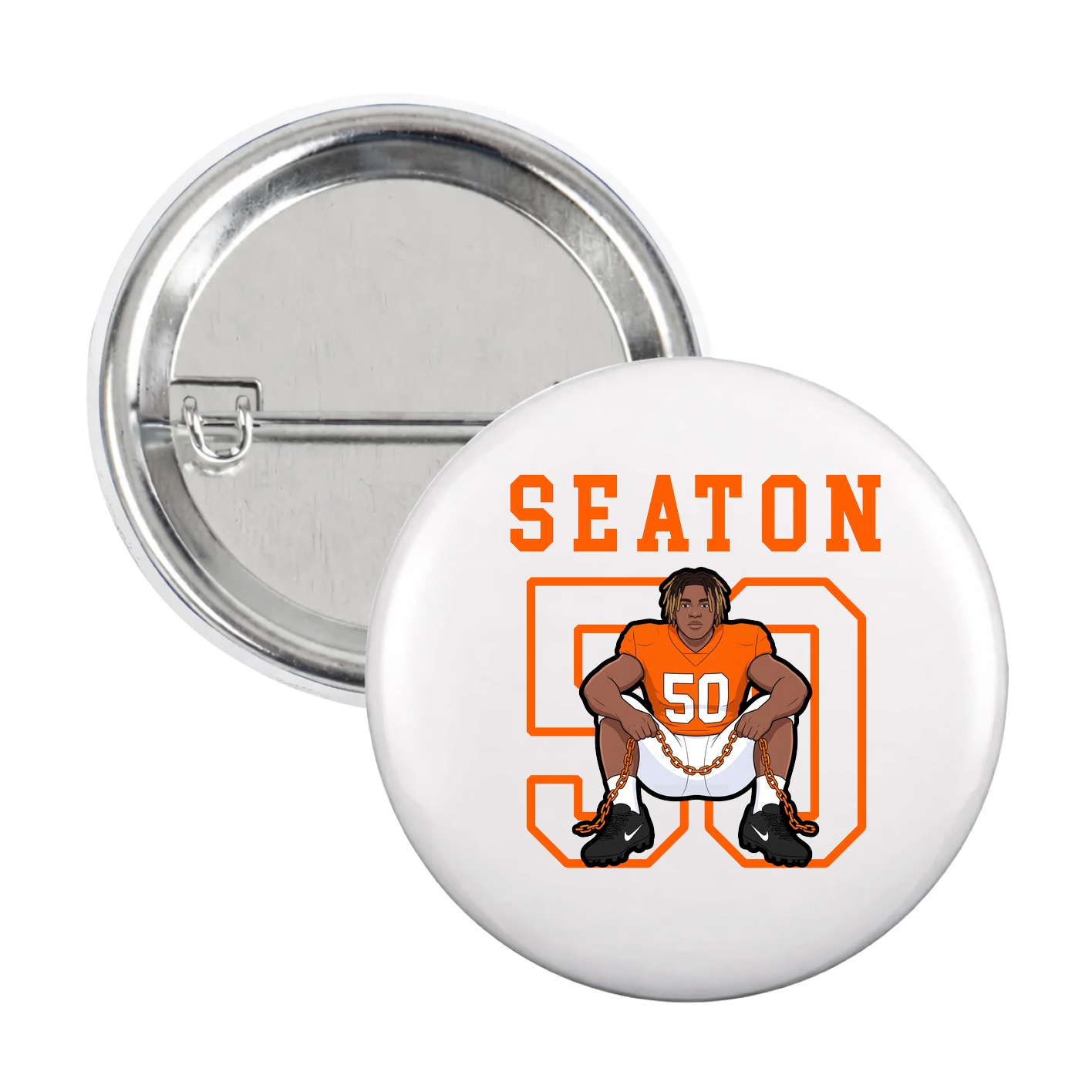 Game Day Button — Shirsey in White