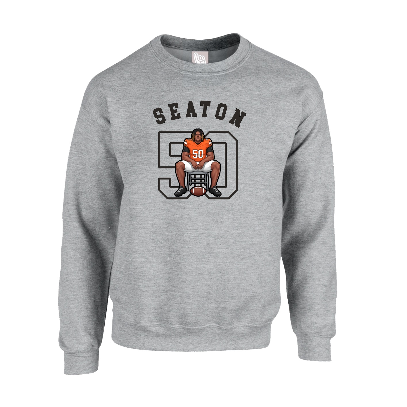 Fleece Crew — Shirsey Arch in Grey