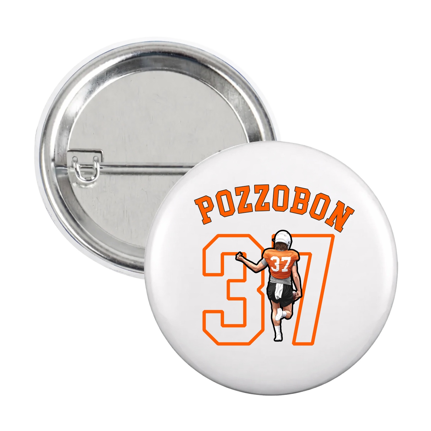 Game Day Button — Shirsey Arch in White