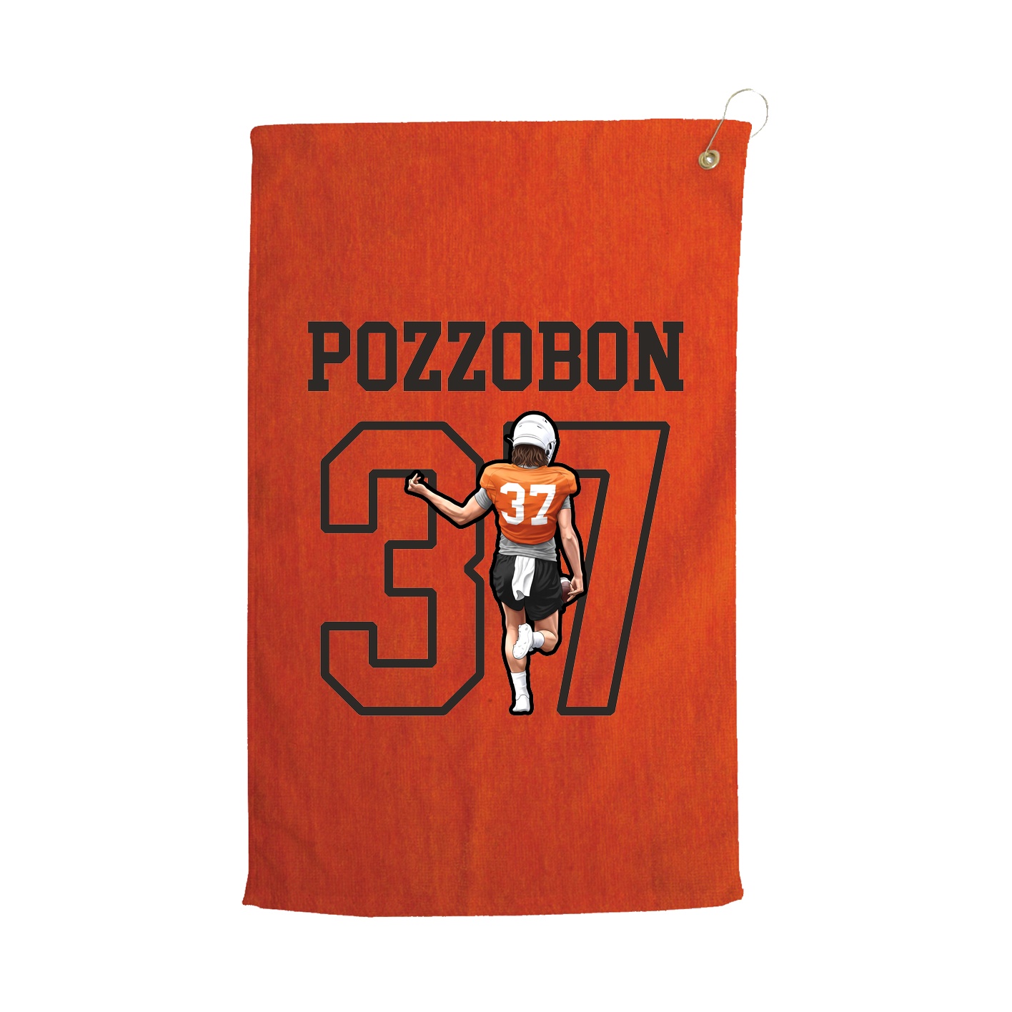 Golf Towel — Shirsey in Orange