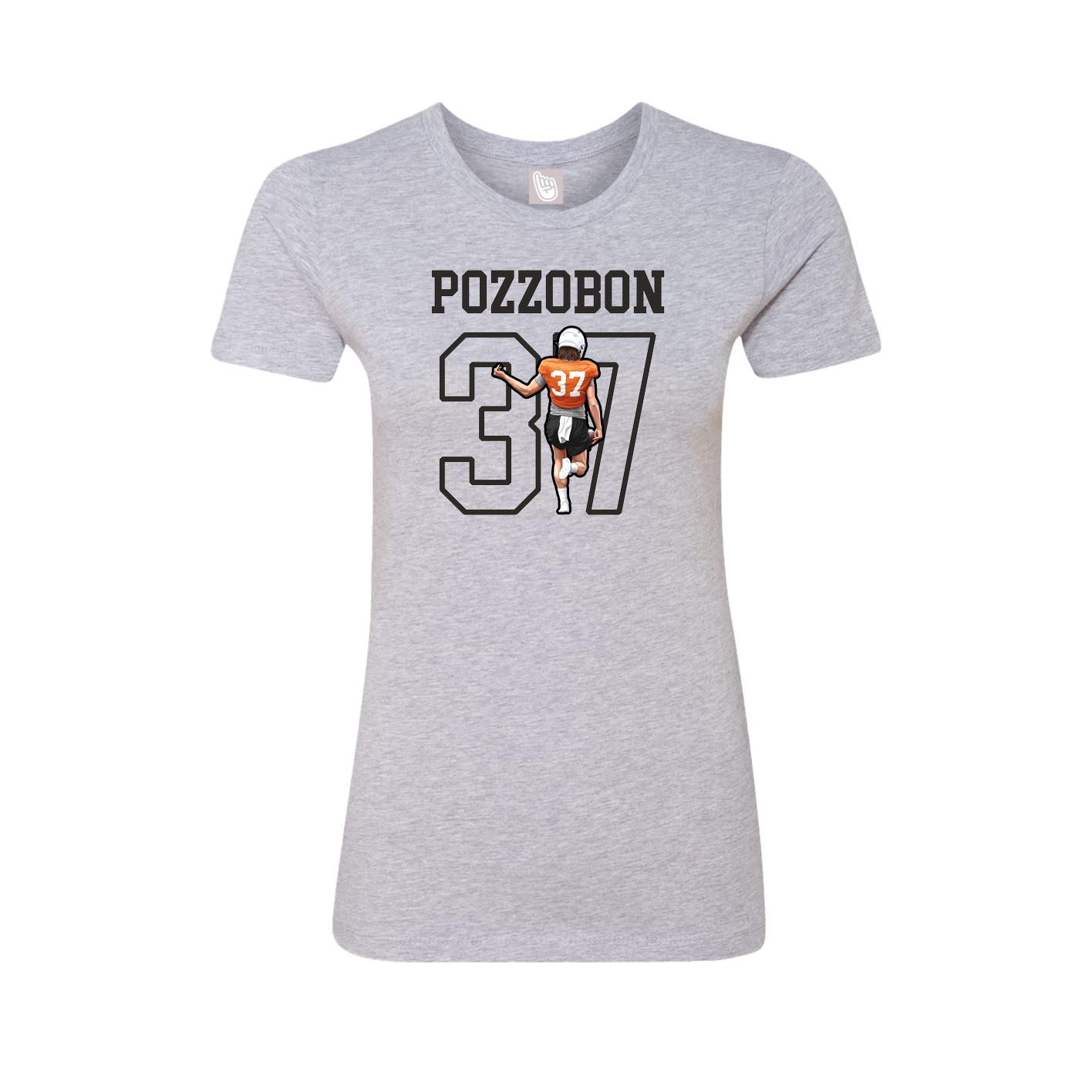 Fitted Women's Tee — Shirsey in Grey