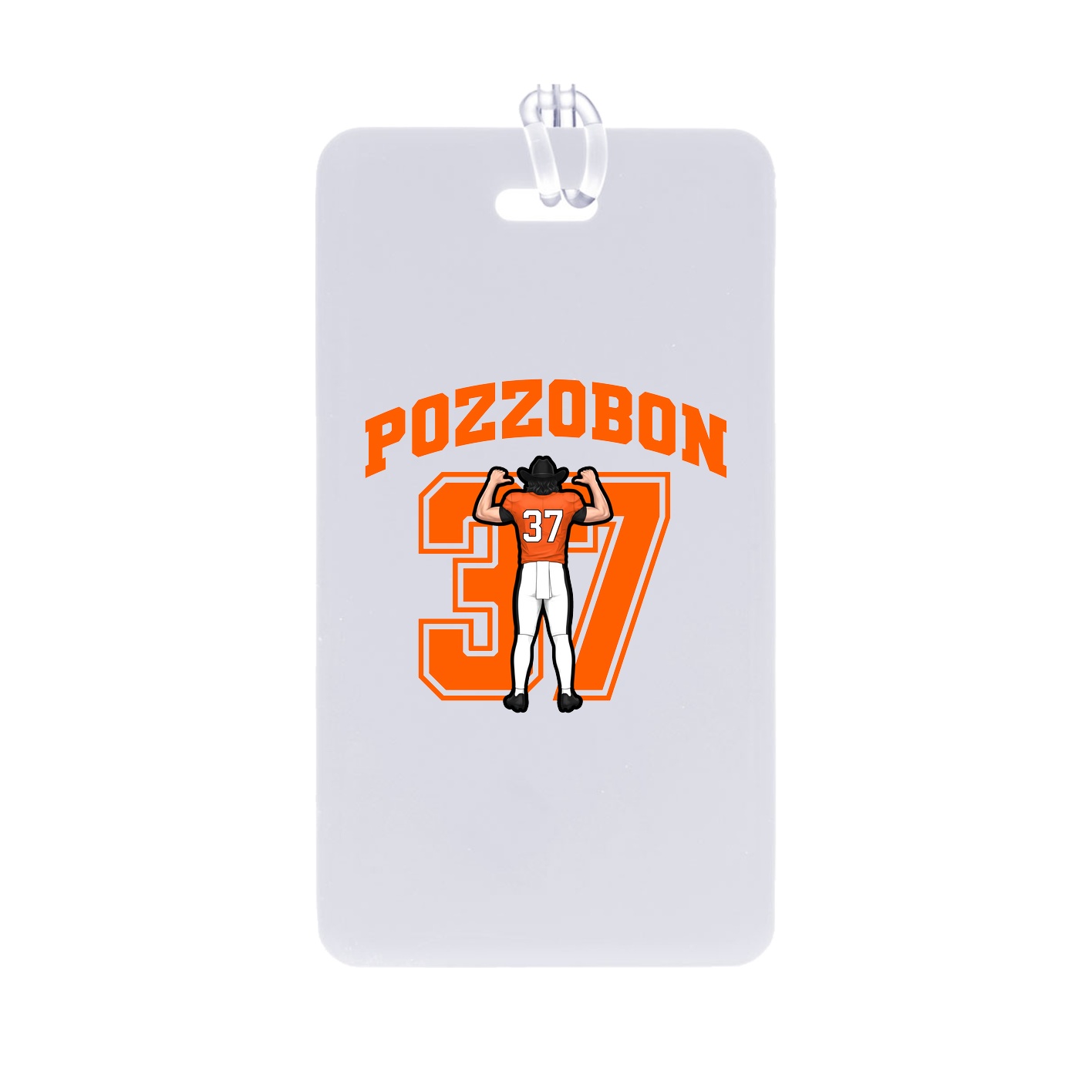 Bag Tag — Number in Classic