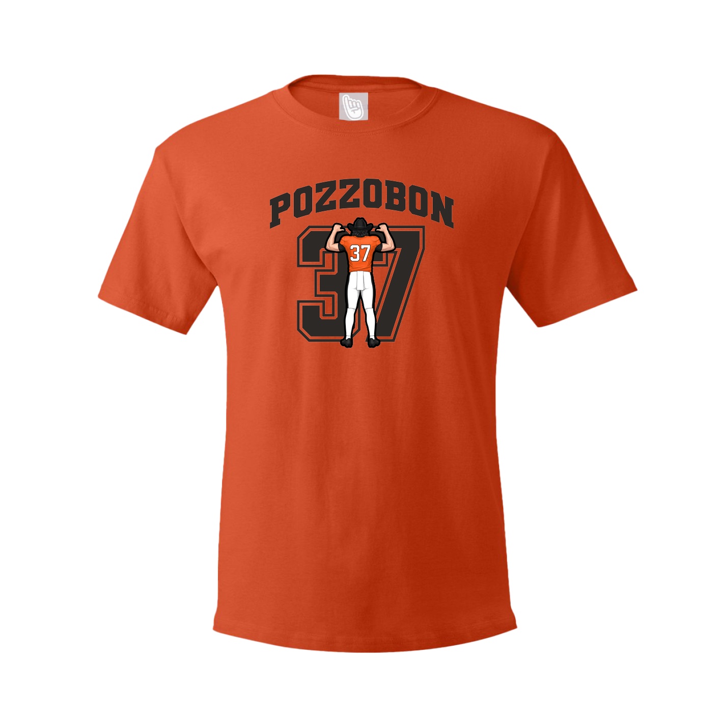 Tee — Number in Orange