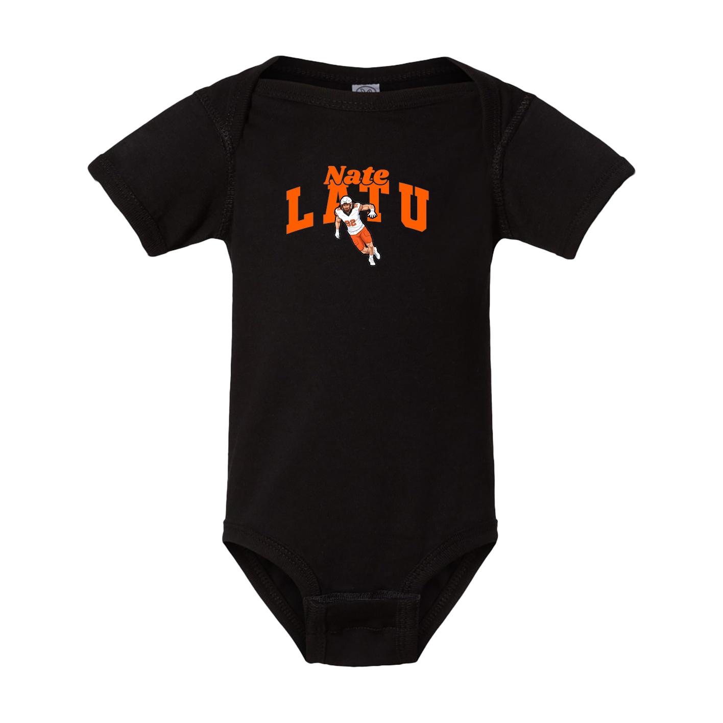 Baby Onesie — Signature Arch in Black
