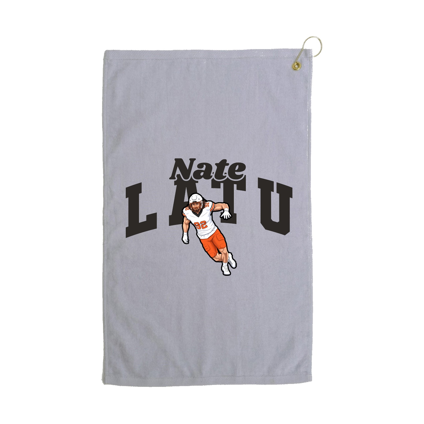 Golf Towel — Signature Arch in Grey