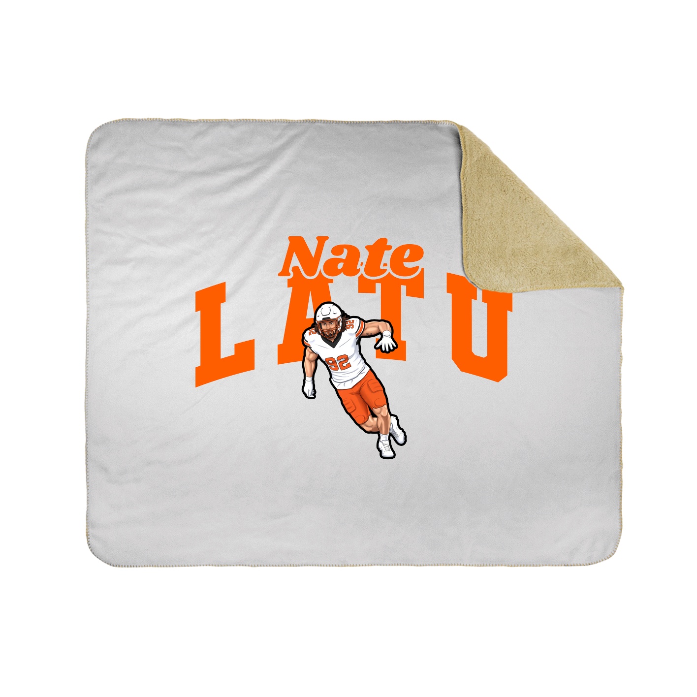 Throw Blanket — Signature Arch in White
