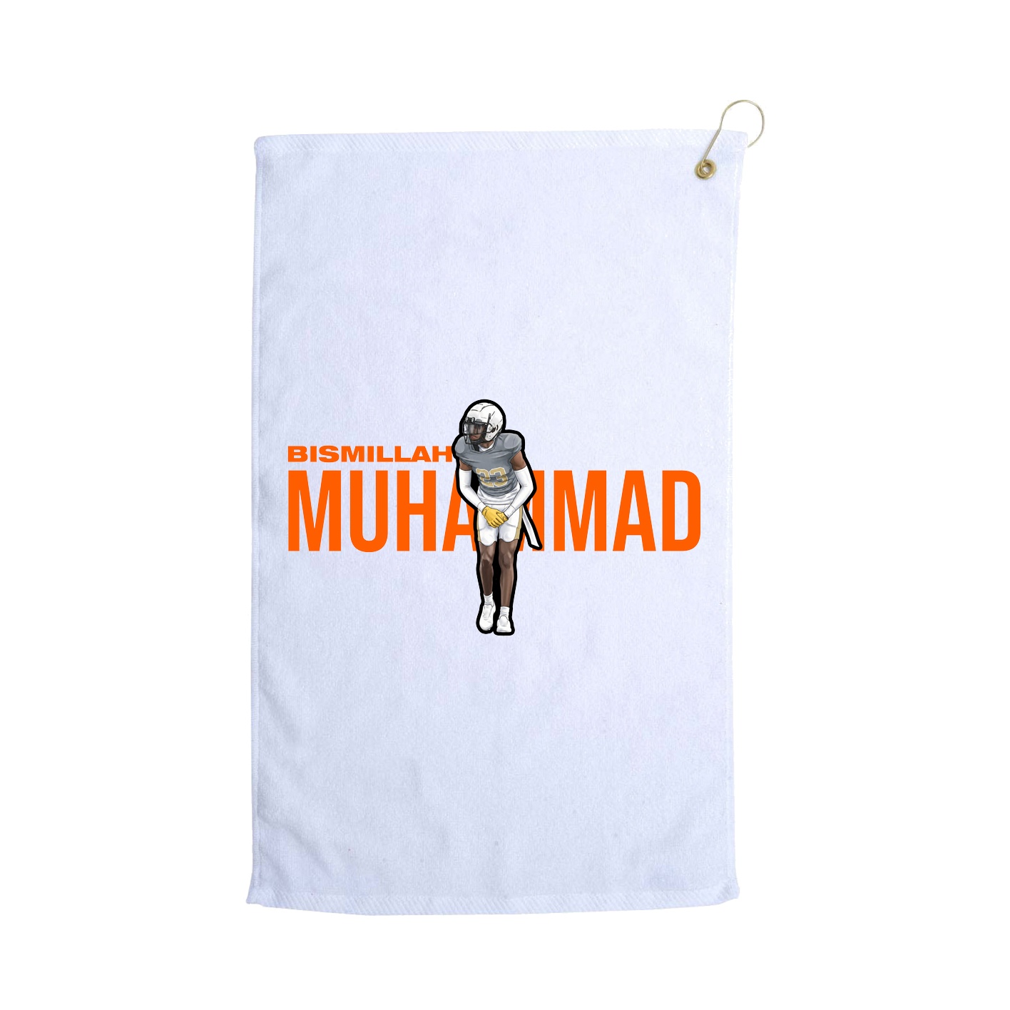 Golf Towel — Player Name in White