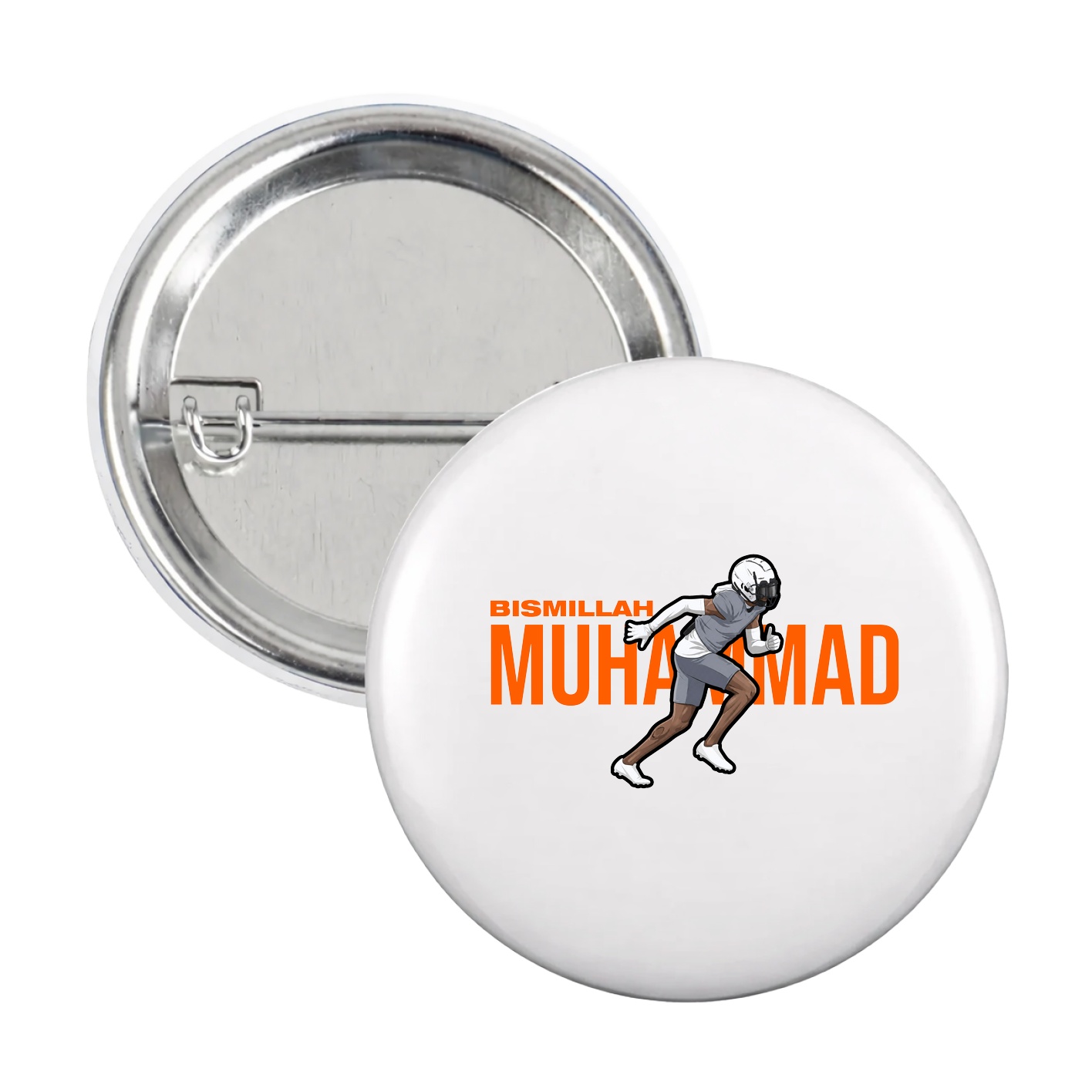 Game Day Button — Player Name in White