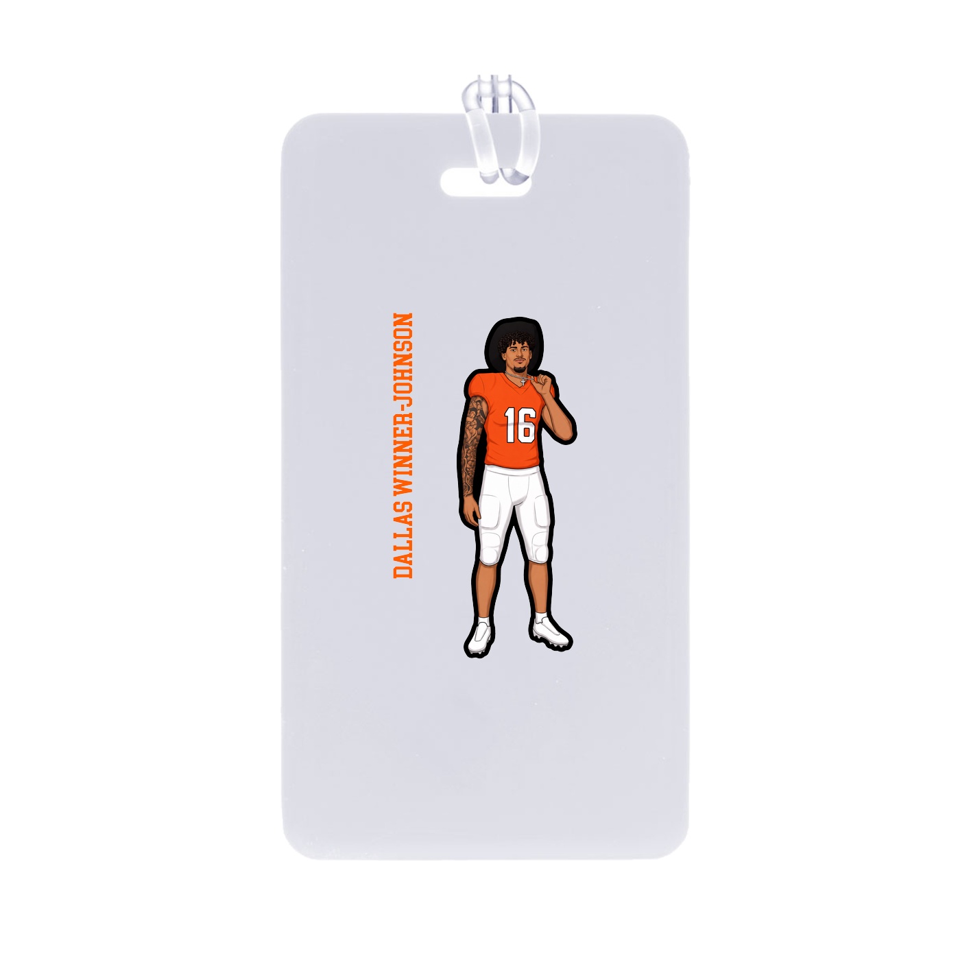 Bag Tag — Name Vertical in Classic