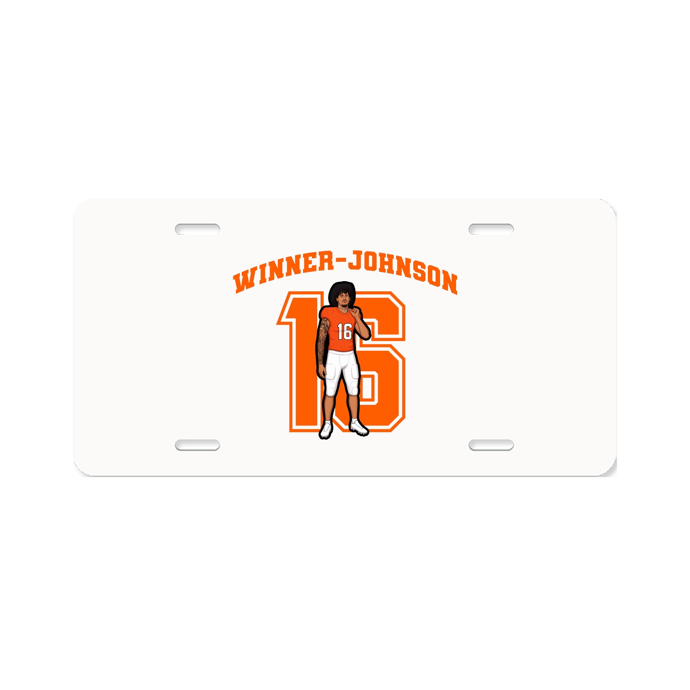 License Plate — Number in Classic