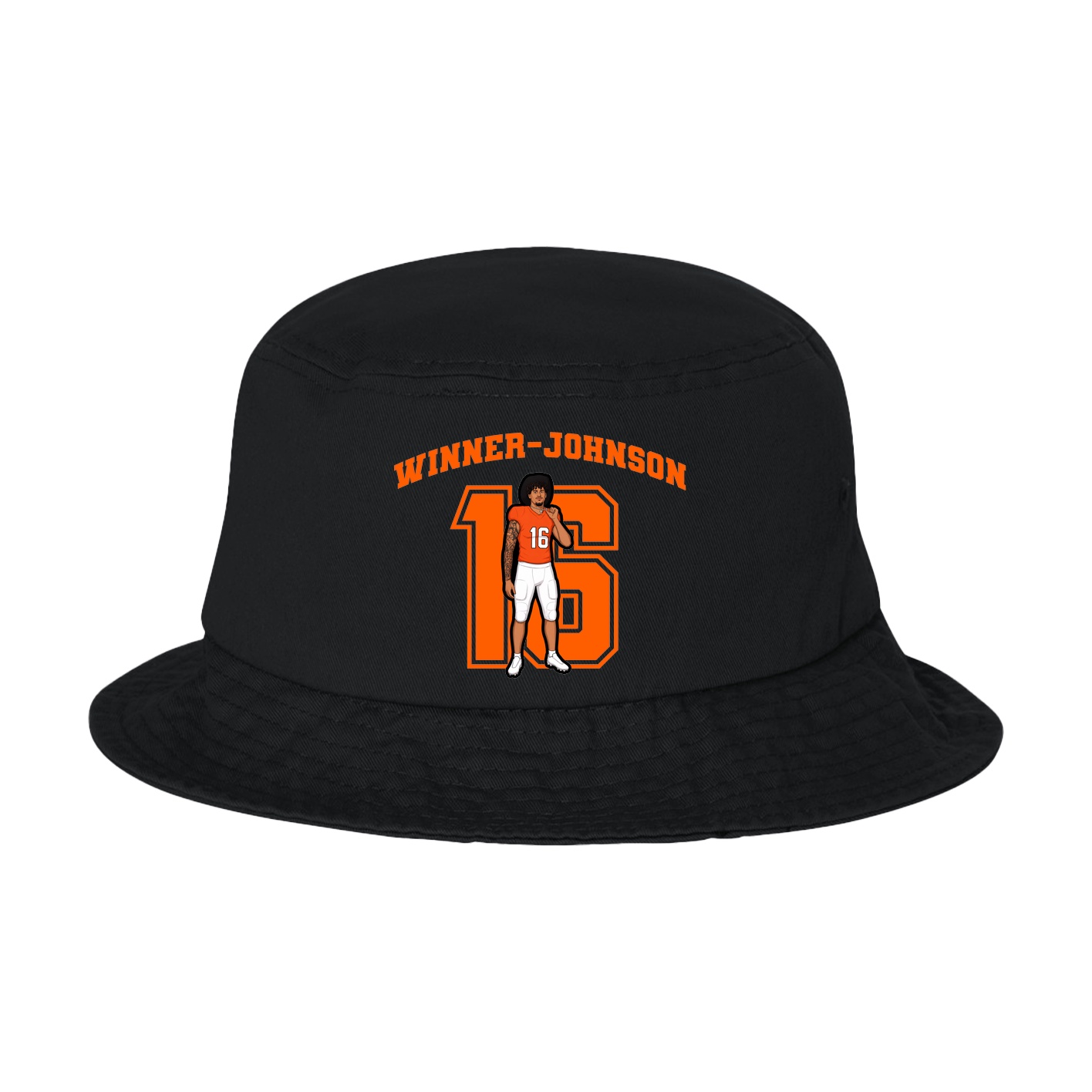 Bucket Cap — Number in Black