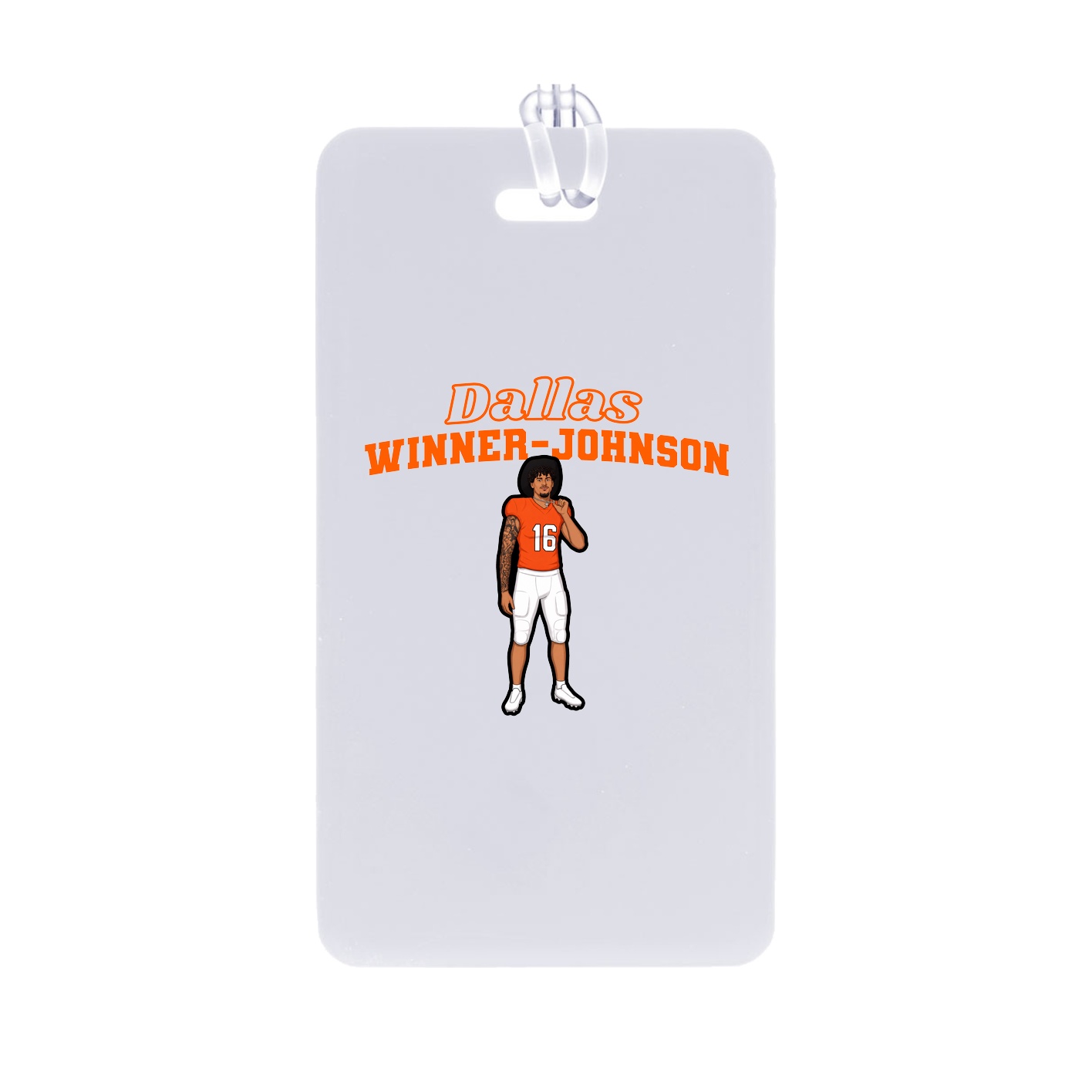 Bag Tag — Name Arch in Classic