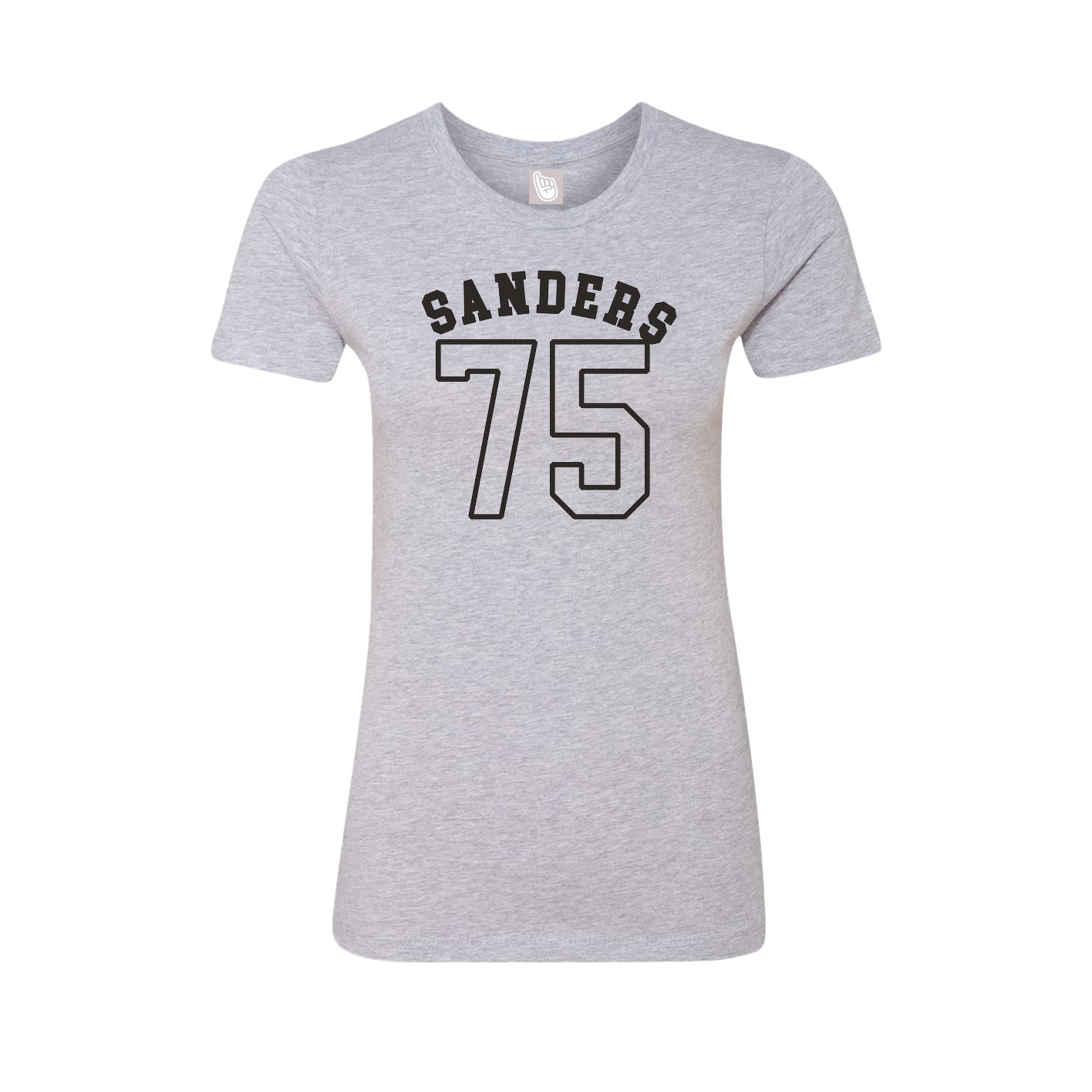 Fitted Women's Tee — Shirsey Arch in Grey