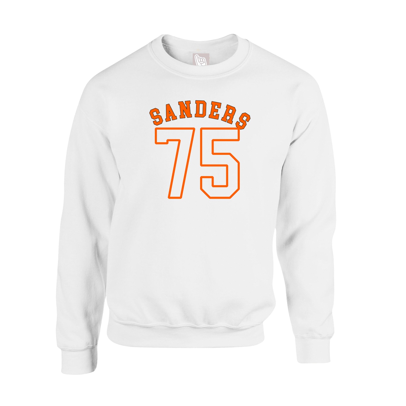 Fleece Crew — Shirsey Arch in White