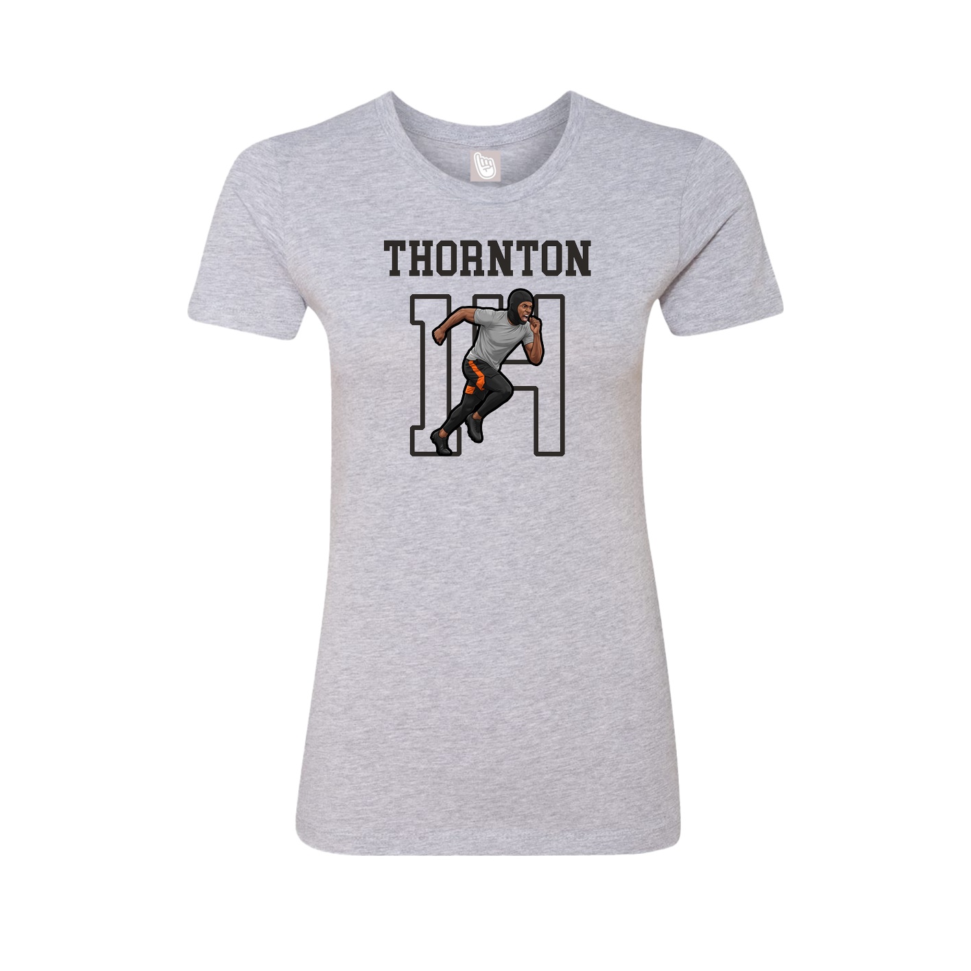 Fitted Women's Tee — Shirsey in Grey