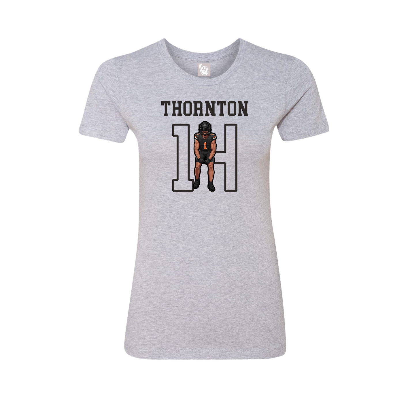Fitted Women's Tee — Shirsey in Grey