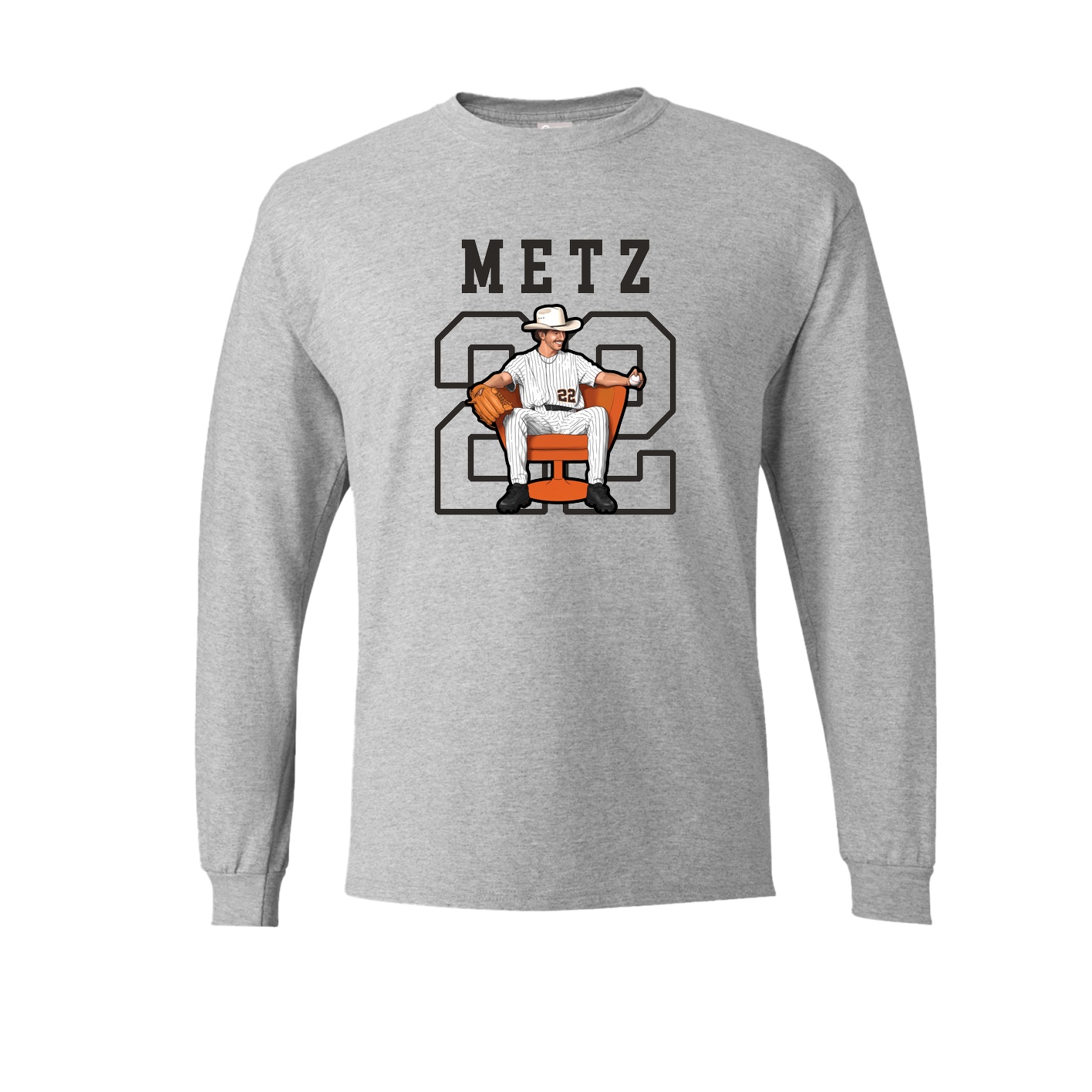 Long Sleeve Tee — Shirsey in Grey
