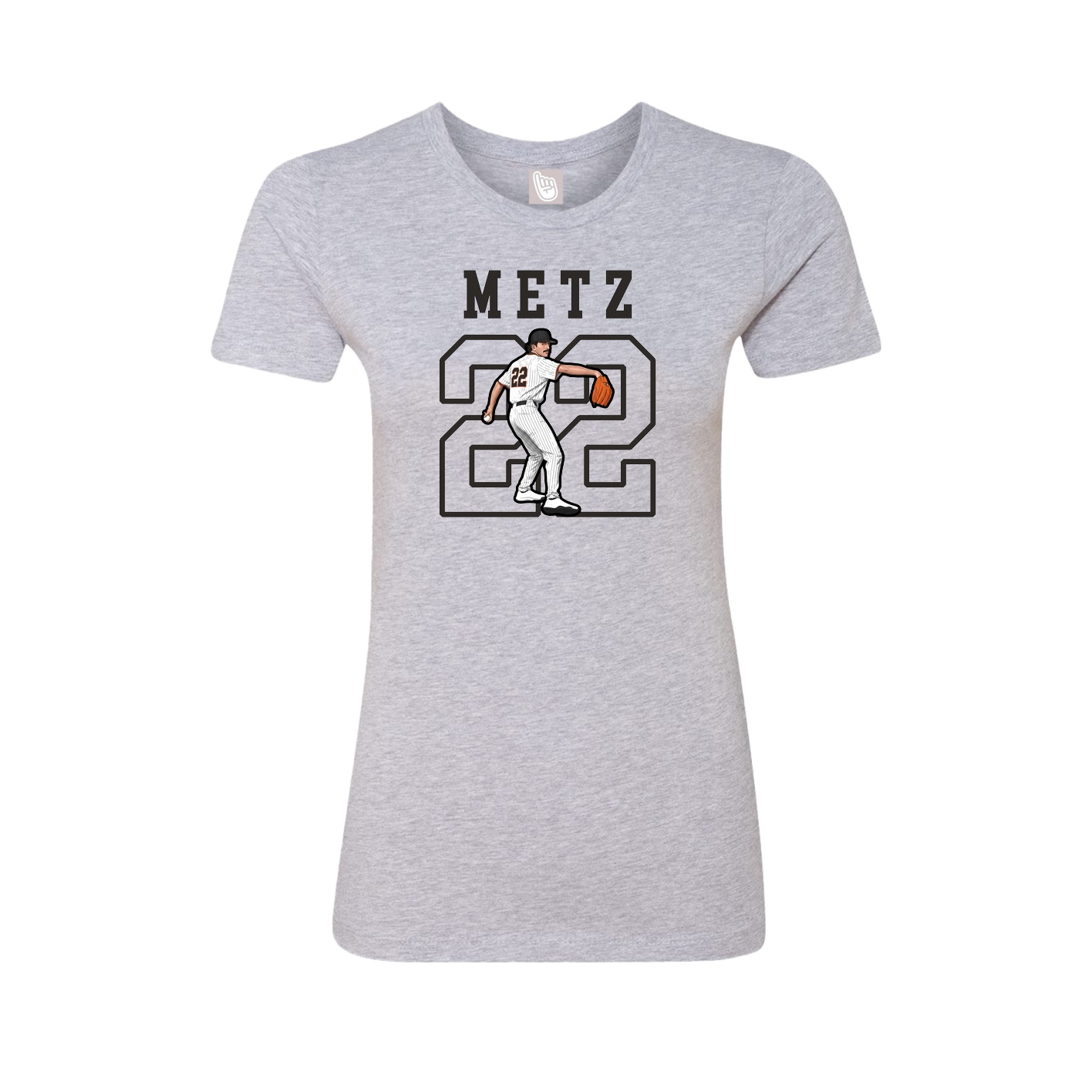 Fitted Women's Tee — Shirsey in Grey