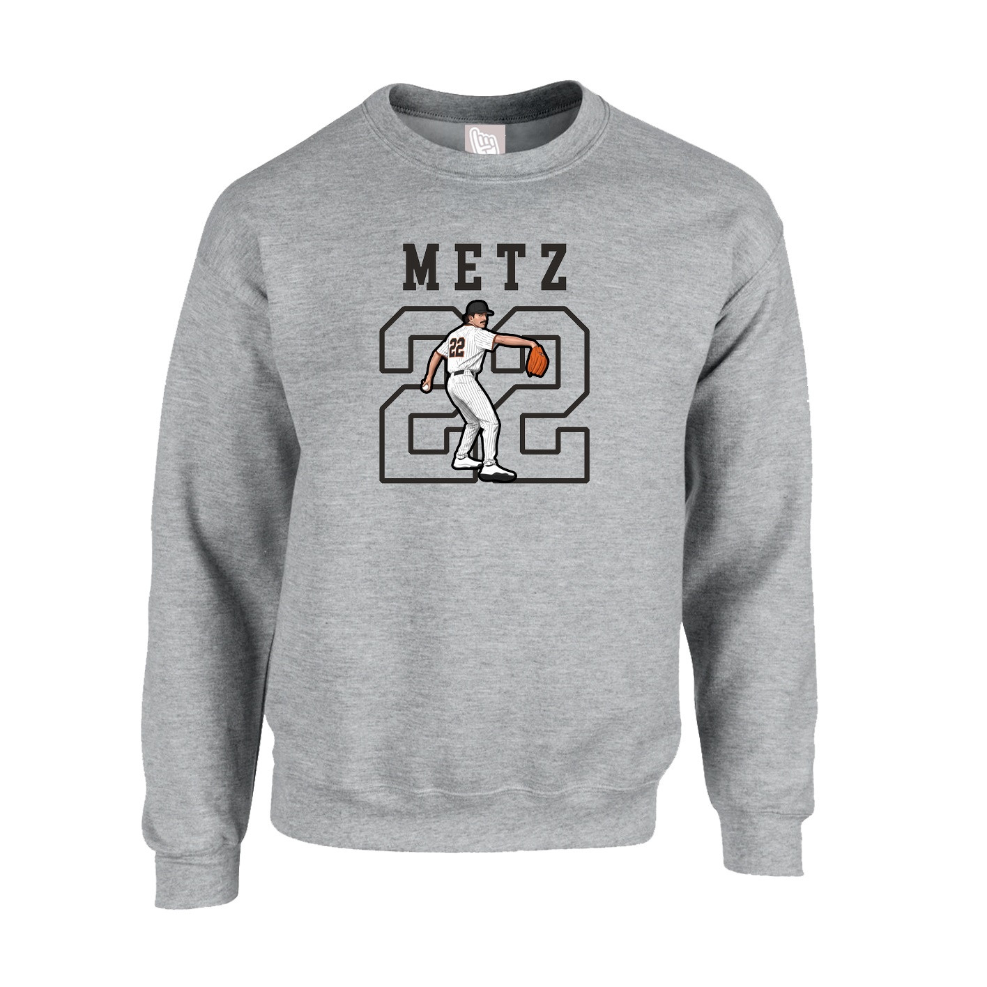 Fleece Crew — Shirsey in Grey