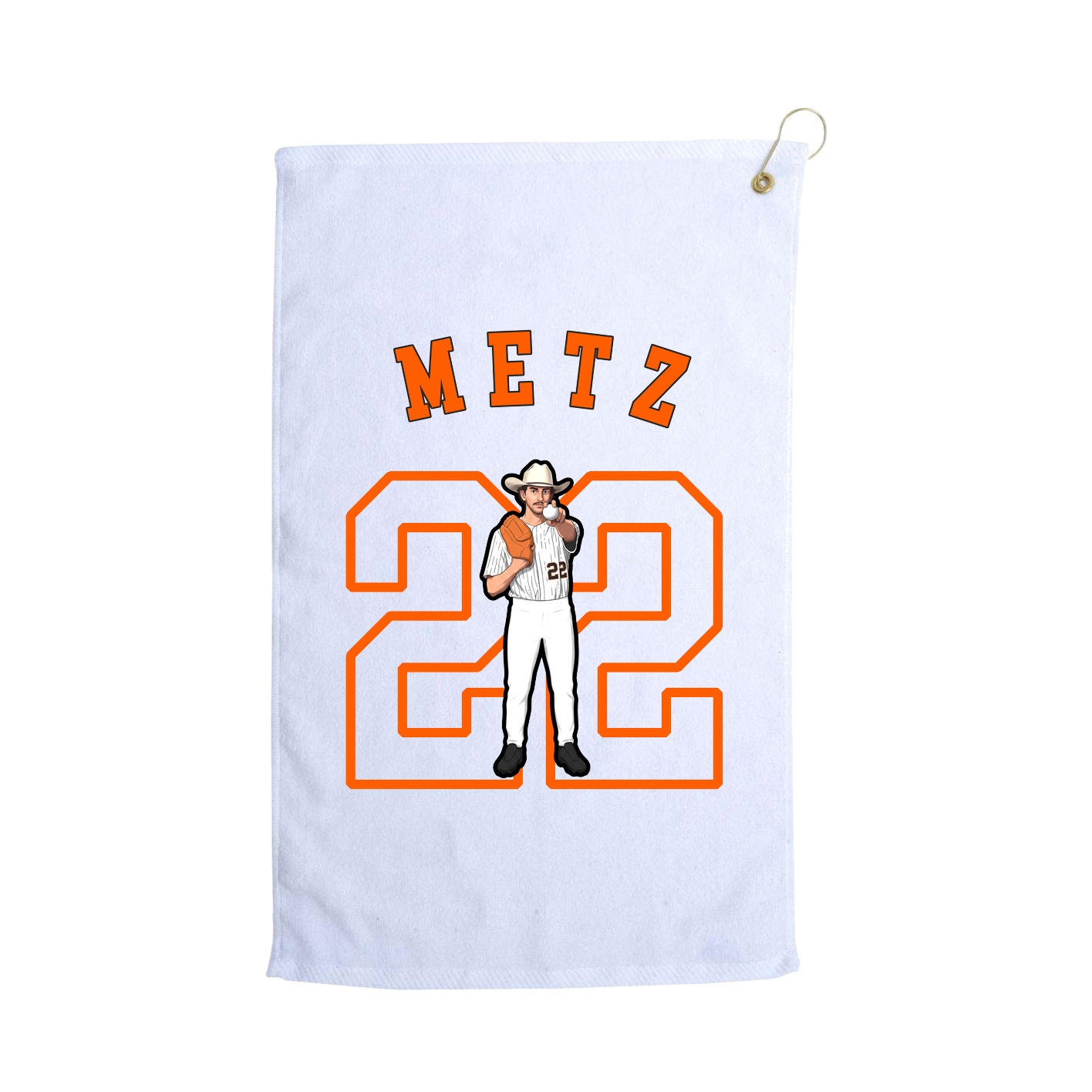 Golf Towel — Shirsey Arch in White