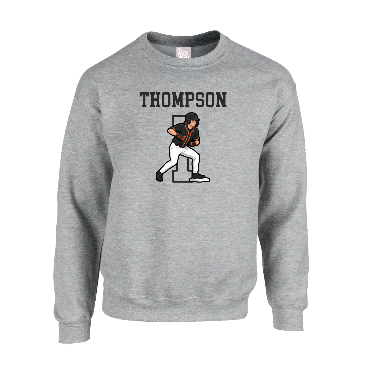 Fleece Crew — Shirsey in Grey