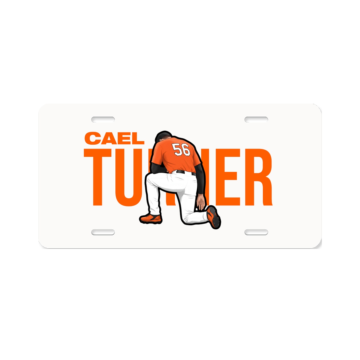 License Plate — Player Name in Classic