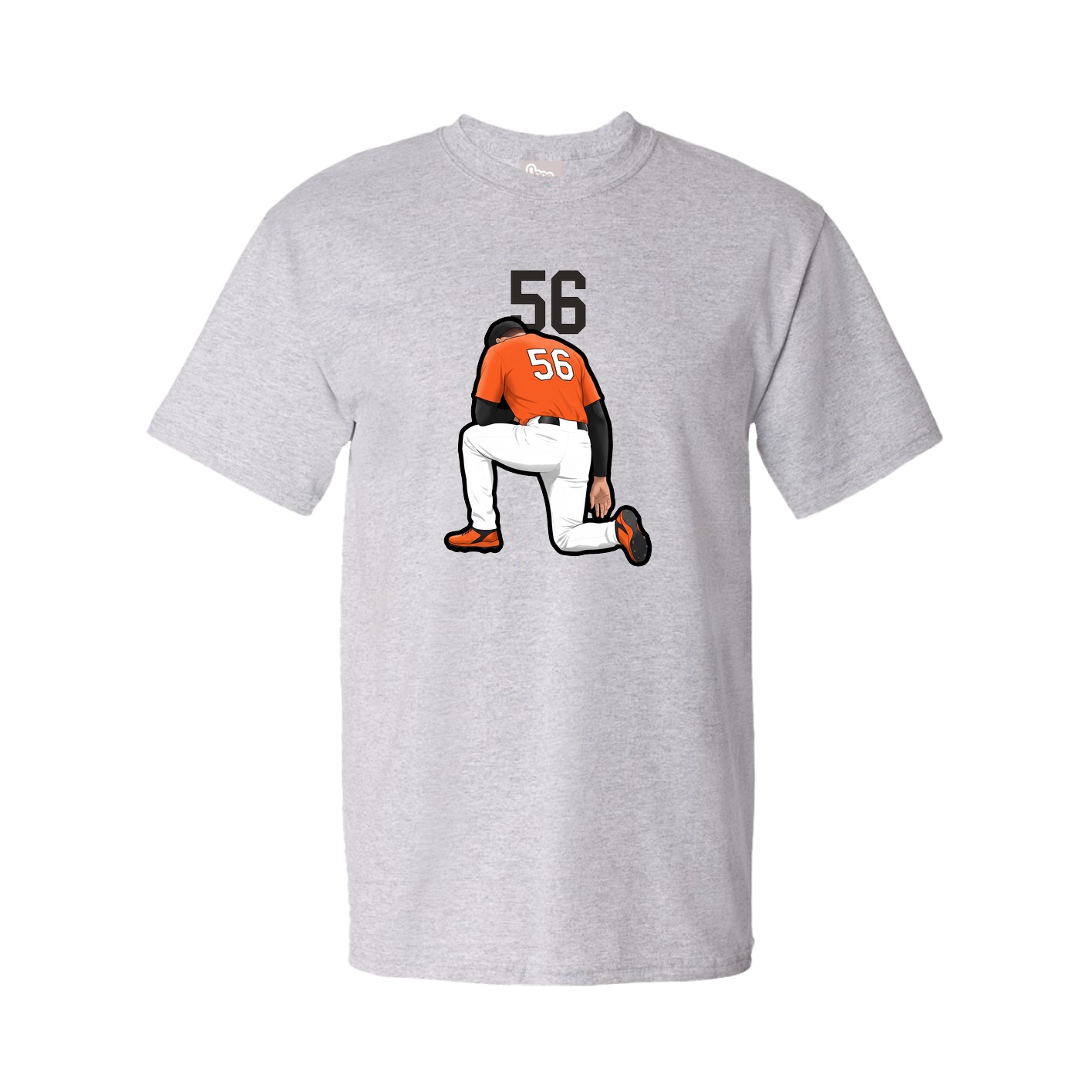 Tee — Number Top in Grey