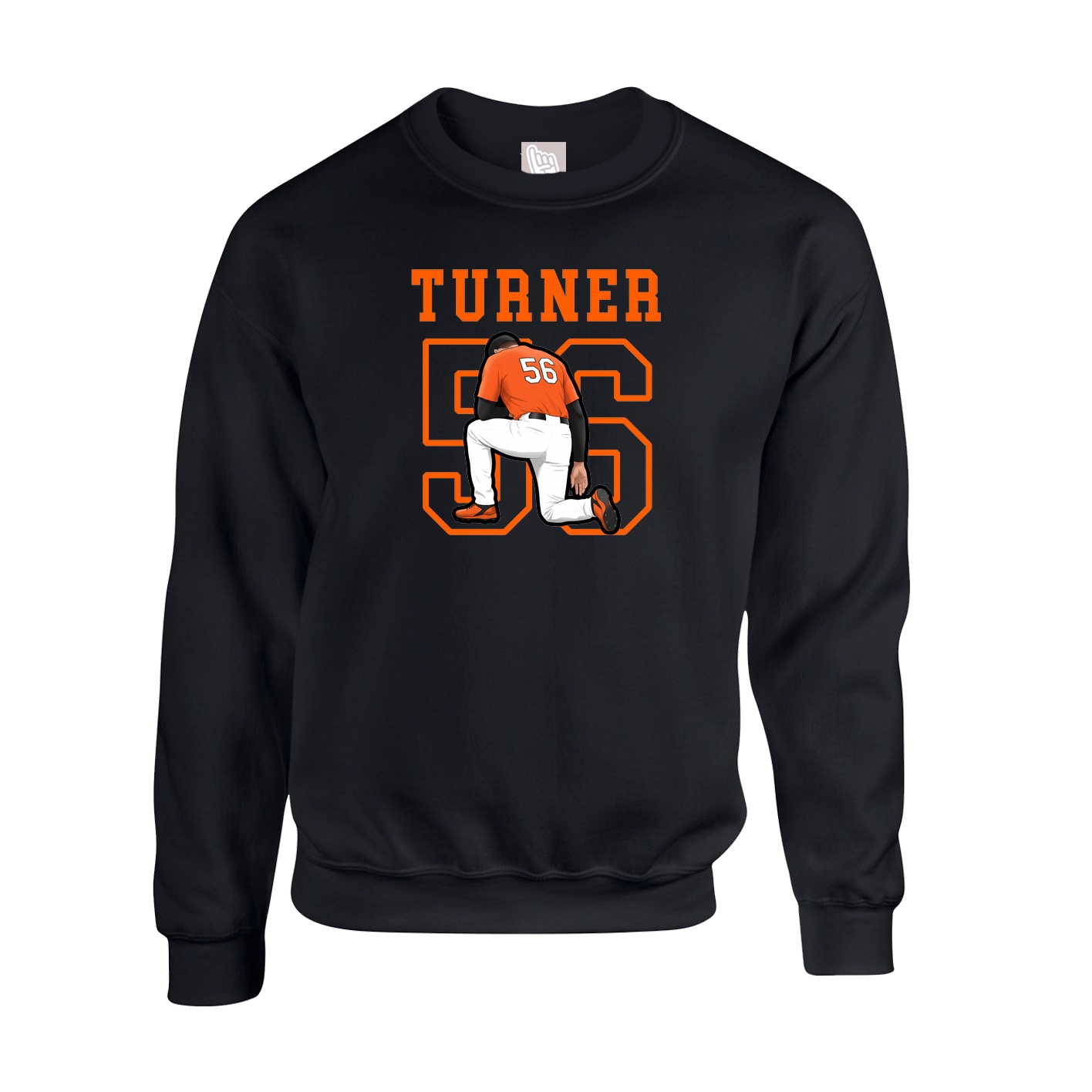 Fleece Crew — Shirsey in Black
