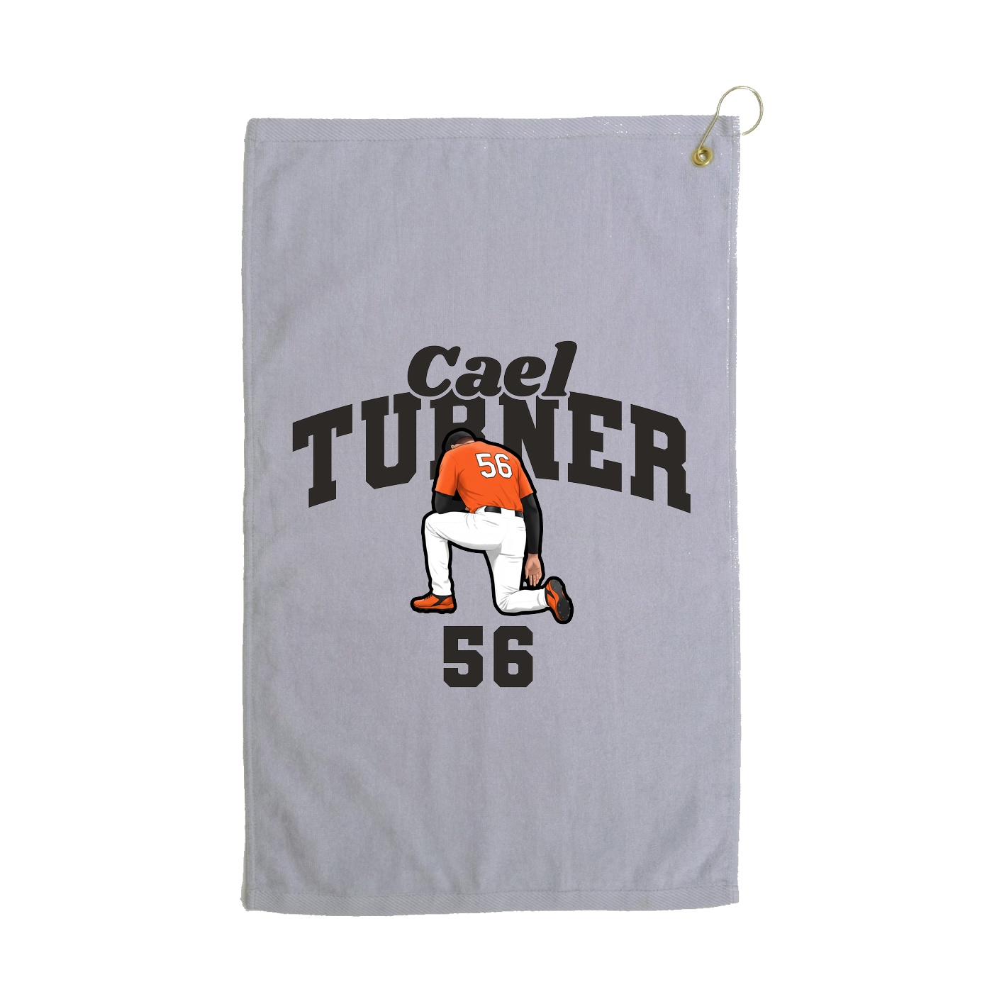 Golf Towel — Signature Arch in Grey