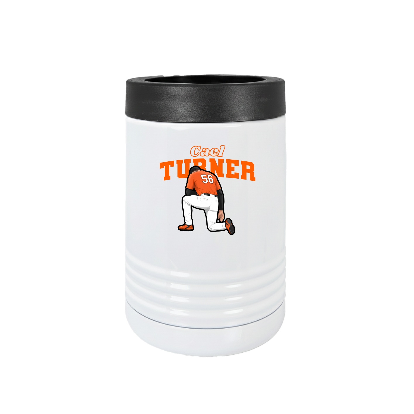 Beverage Holder — Name Arch in White