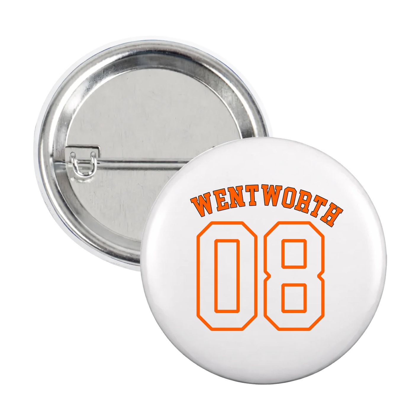 Game Day Button — Shirsey Arch in White
