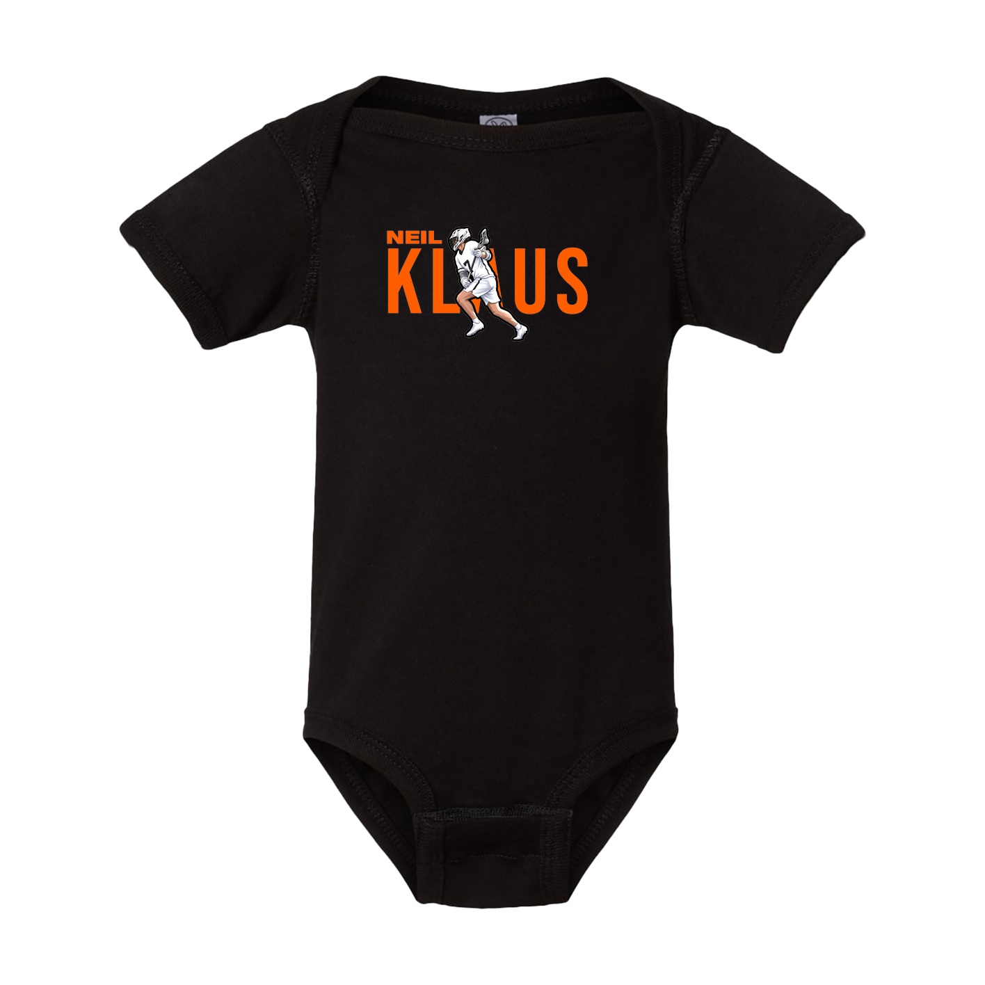 Baby Onesie — Player Name in Black
