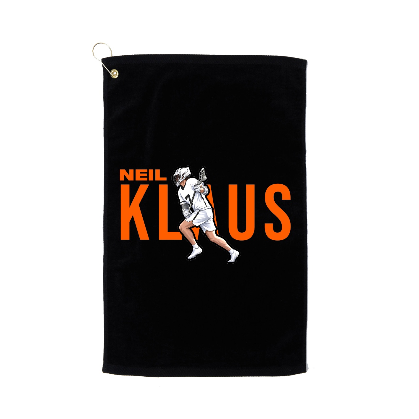 Golf Towel — Player Name in Black