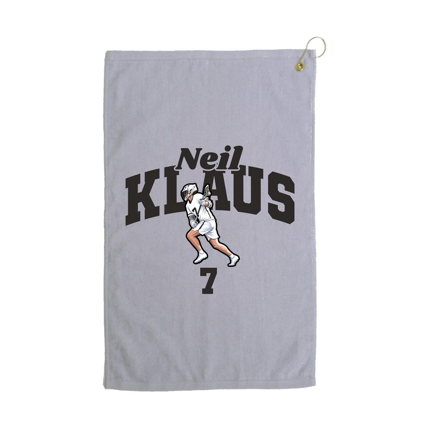 Golf Towel — Signature Arch in Grey