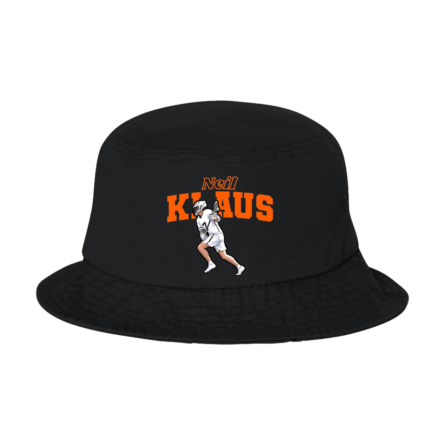 Bucket Cap — Name Arch in Black