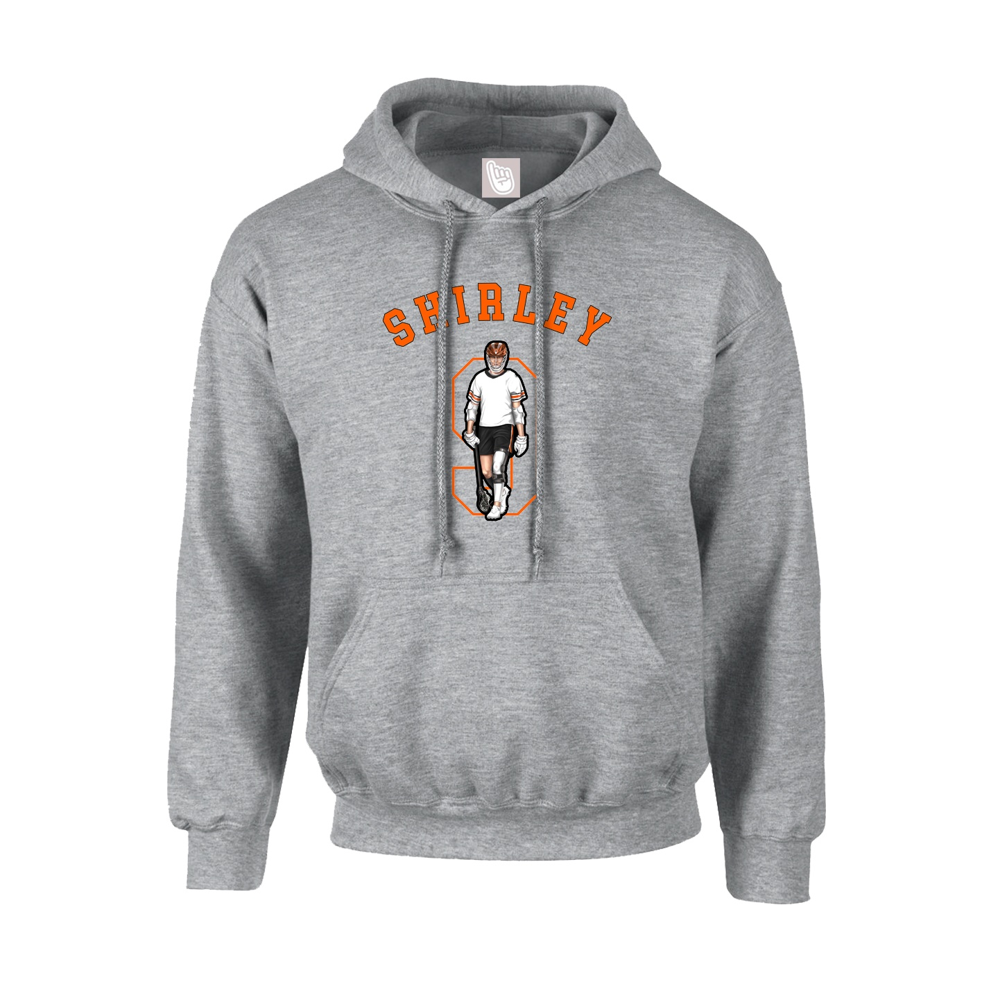Youth Hoodie — Shirsey Arch in Grey