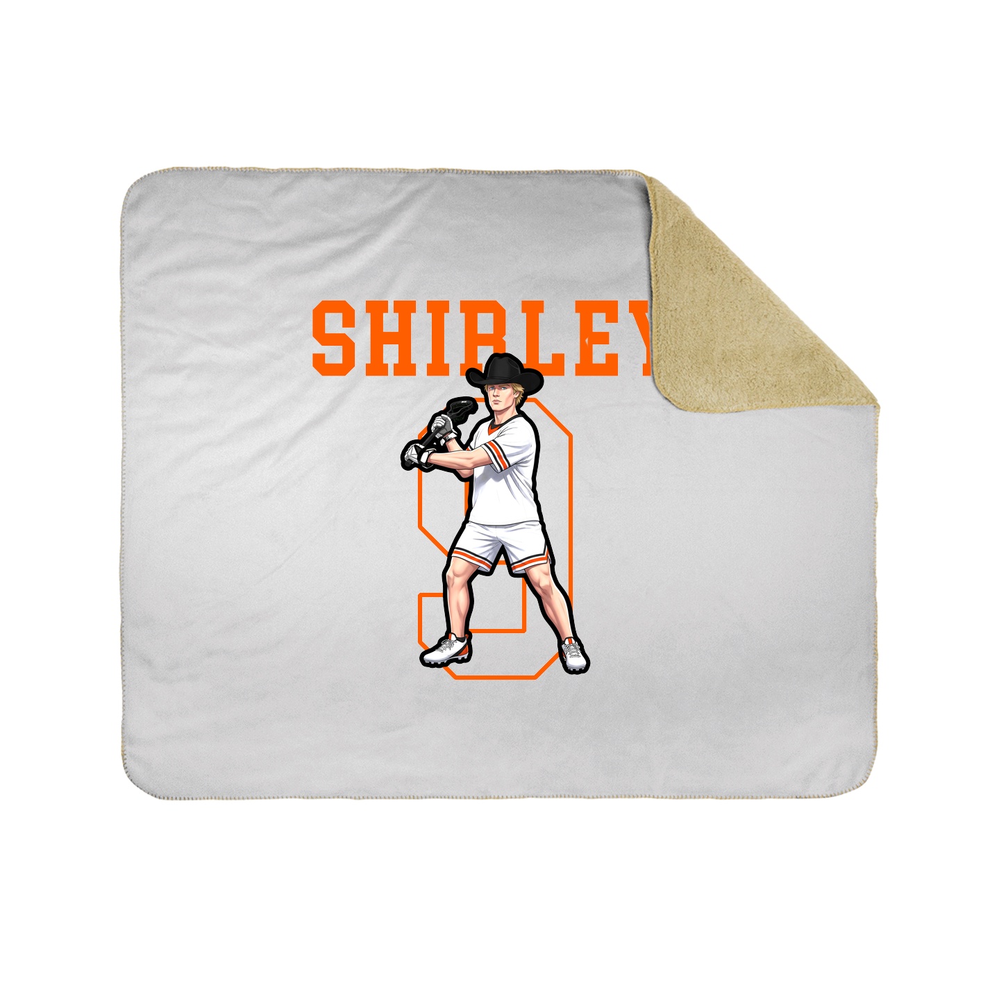 50x60 Sherpa Lined Throw Blanket