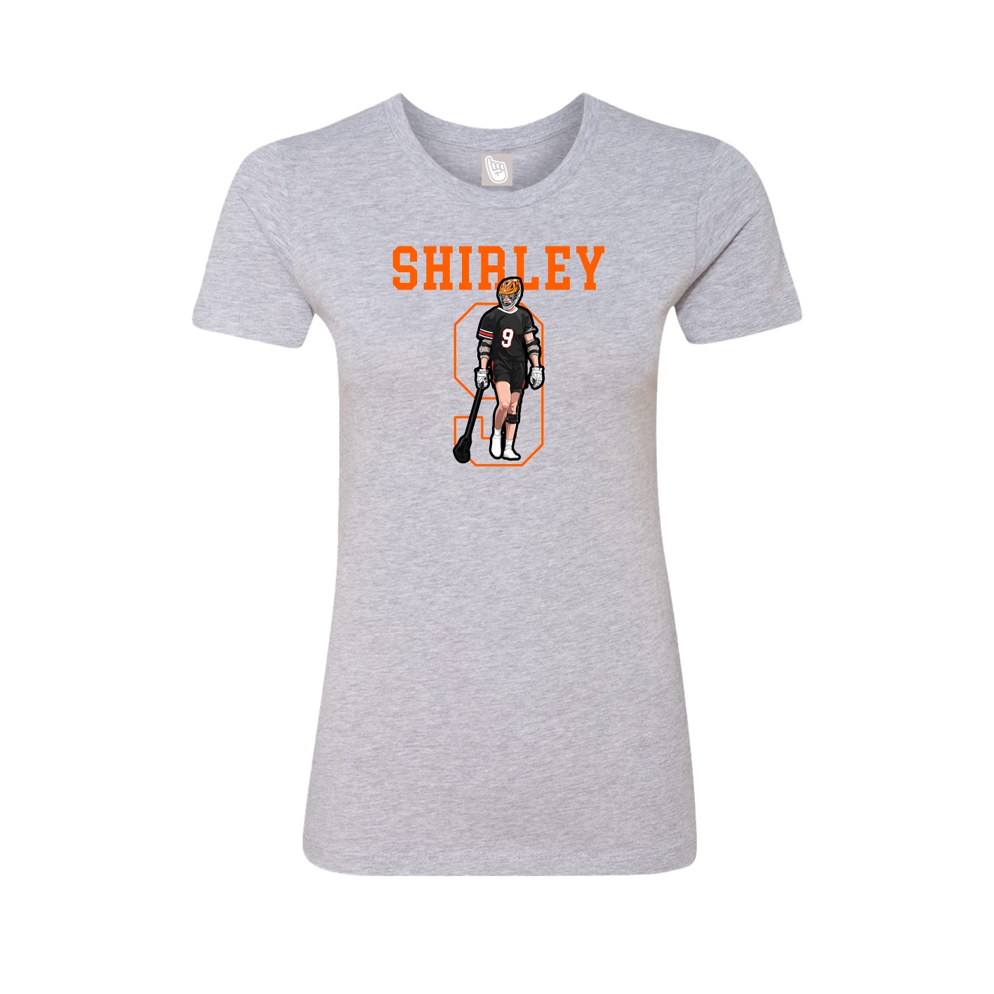 Fitted Women's Tee — Shirsey in Grey