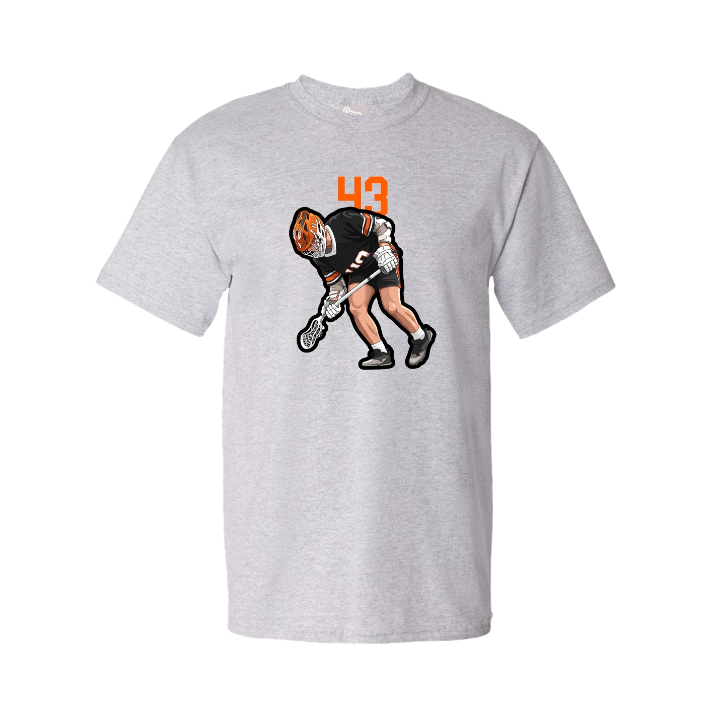 Tee — Number Top in Grey