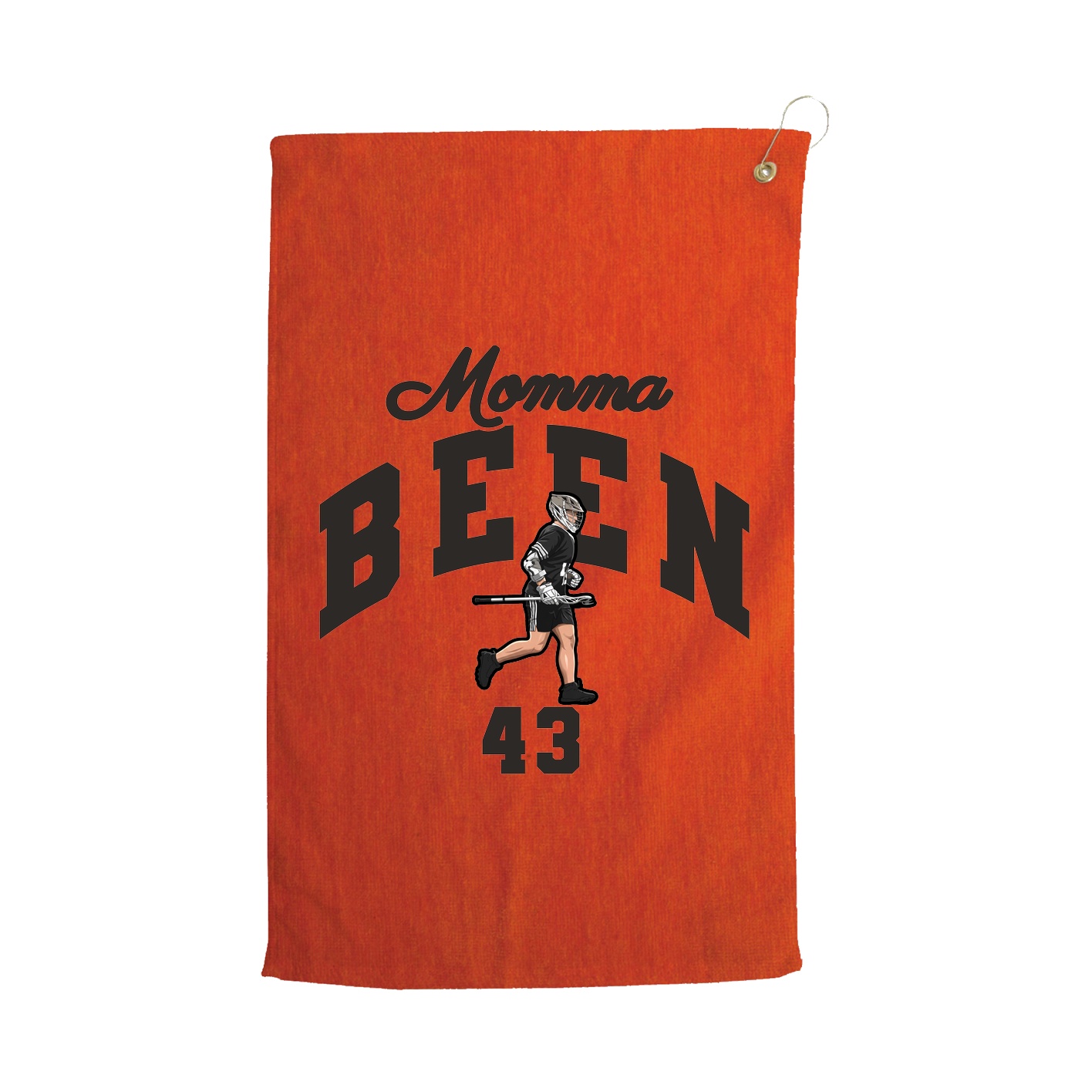 Golf Towel — Mothers Day Arch in Orange