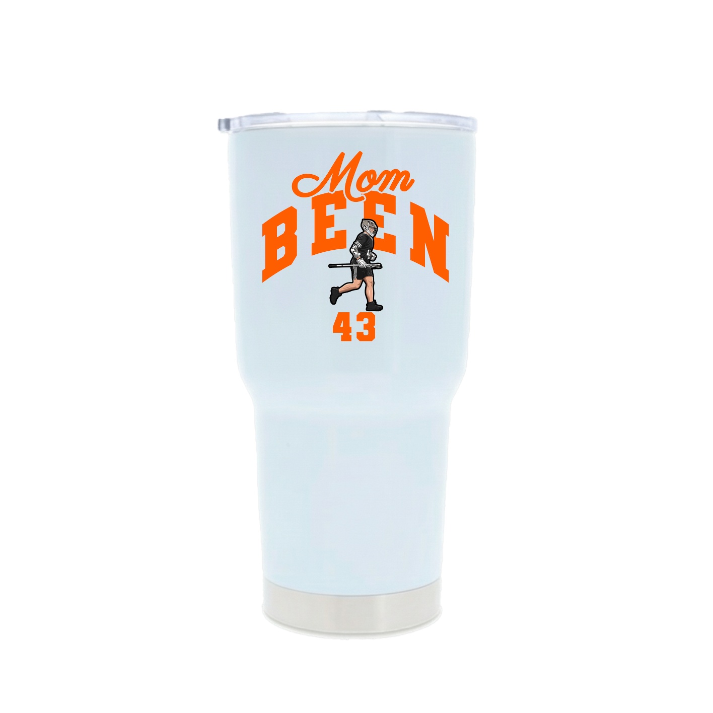 30oz Stainless Steel Tumbler — Mothers Day Arch in White
